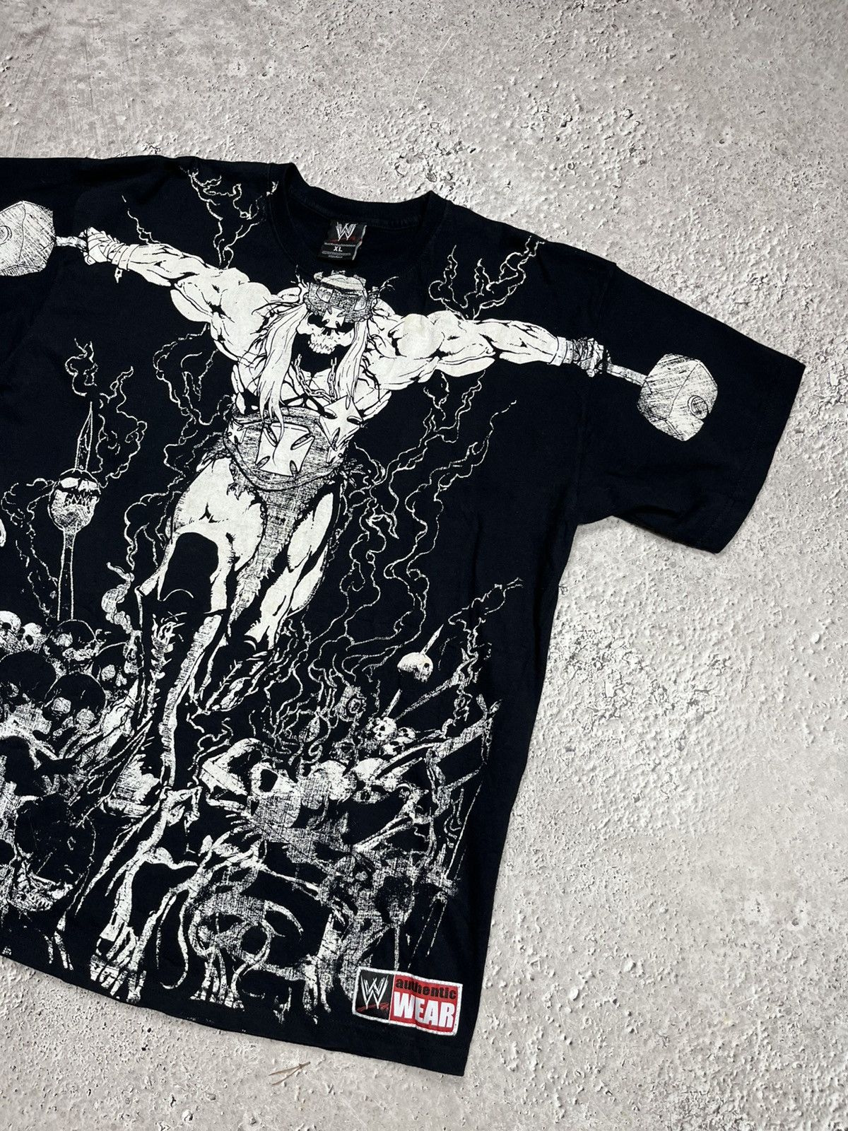 WWE Vintage 2008 WWE Triple H All Over Print T Shirt Size US XL / EU 56 / 4 - 2 Thumbnail