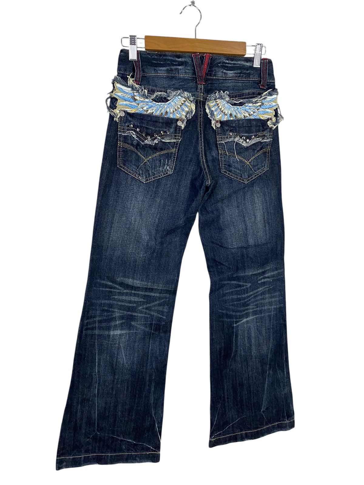 Seditionaries Japanase brand oririn gothic flared denim very rare Size US 28 / EU 44 - 6 Thumbnail