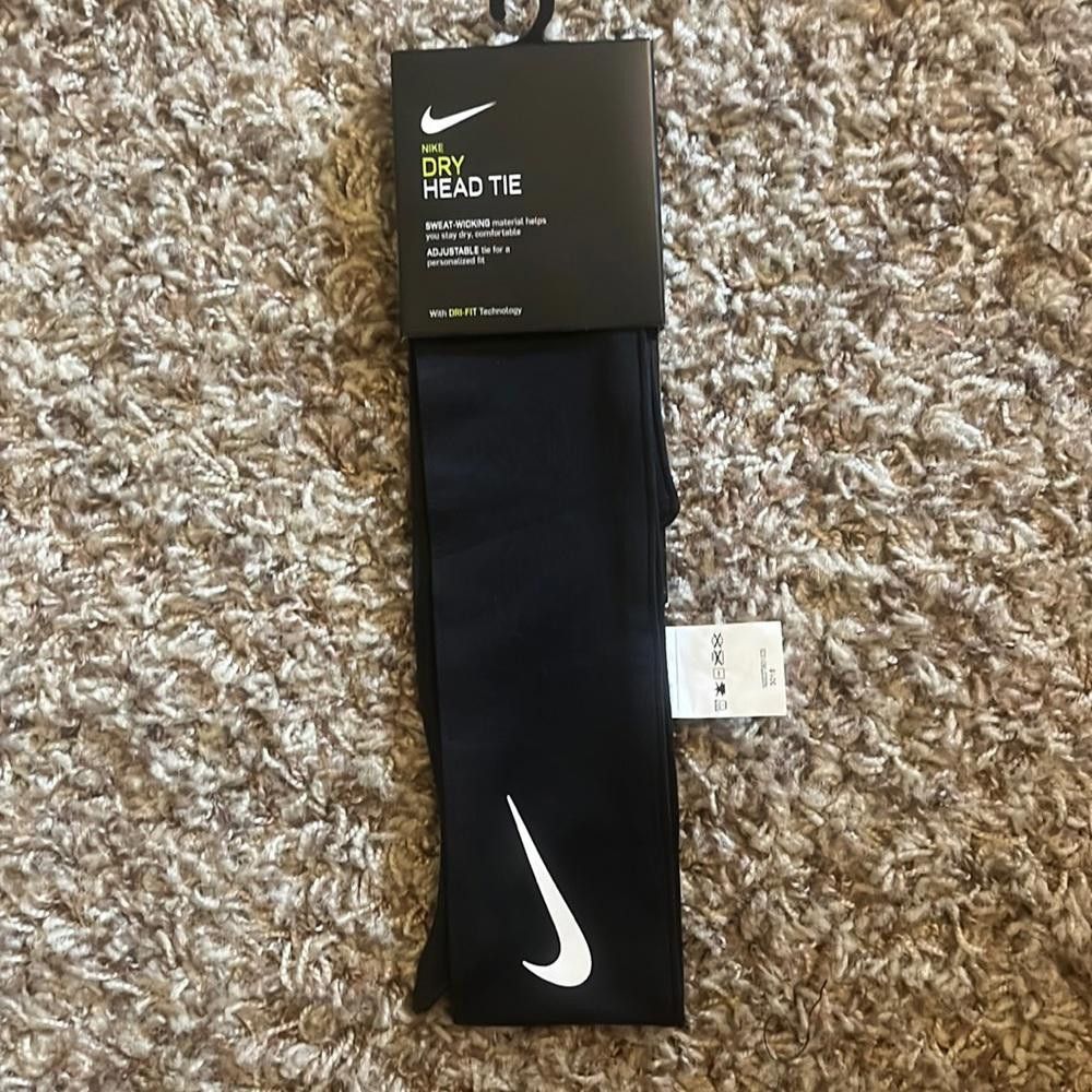 Nike Nike Dry Head Tie Black Size ONE SIZE - 1 Thumbnail