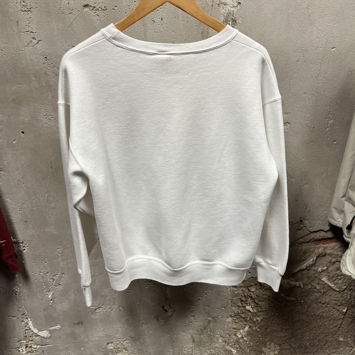 Nike Nike Vintage 80s Kick Some Butt Neon White Crewneck M Size US M / EU 48-50 / 2 - 5 Thumbnail