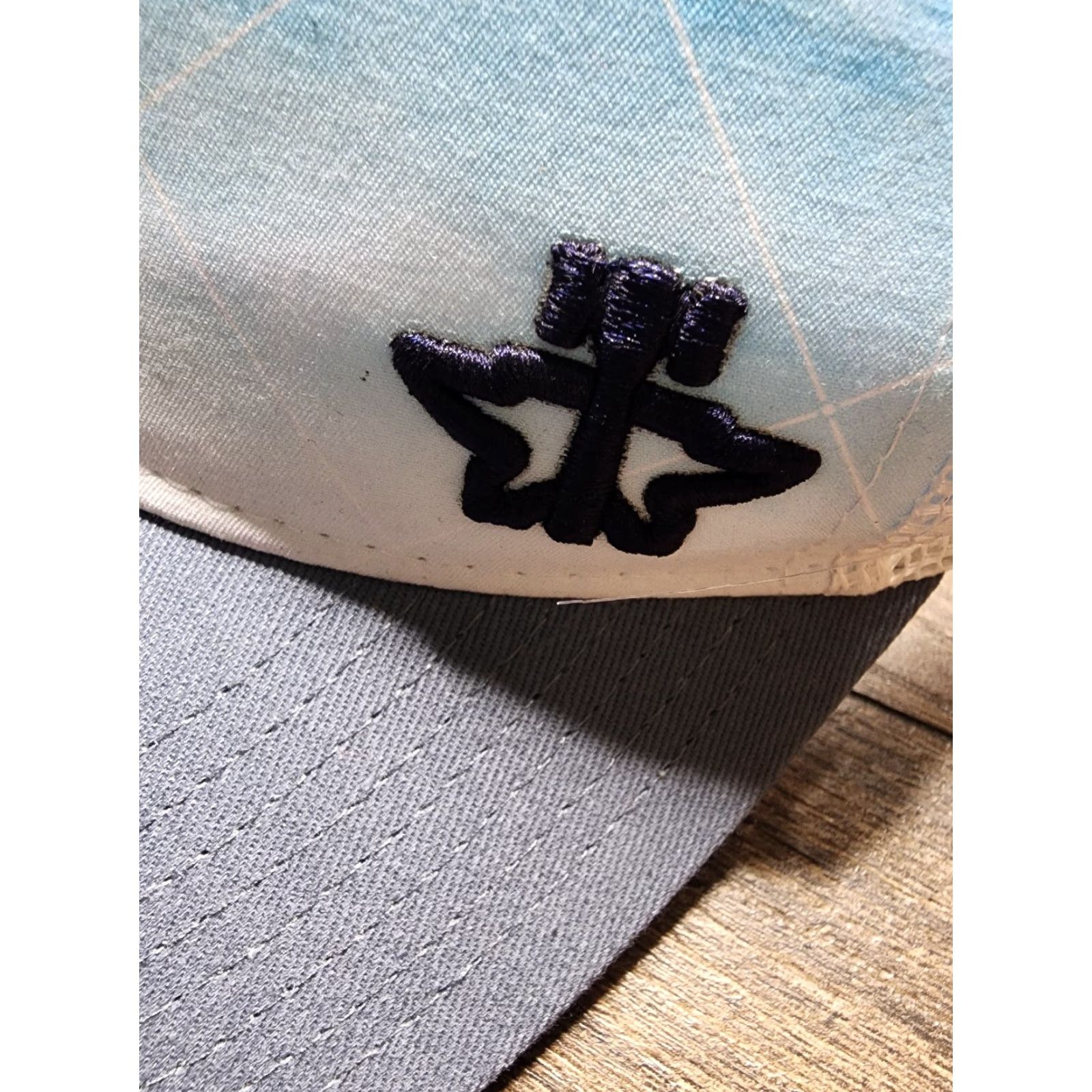 Vintage Tin Haul Rodeo Cowboy Sublimated Blue Snapback Baseball Cap Hat BK Size ONE SIZE - 6 Thumbnail