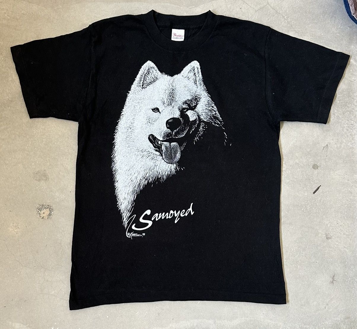 Vintage VINTAGE 90S SAMOYED FOX TEE Size US M / EU 48-50 / 2 - 1 Thumbnail