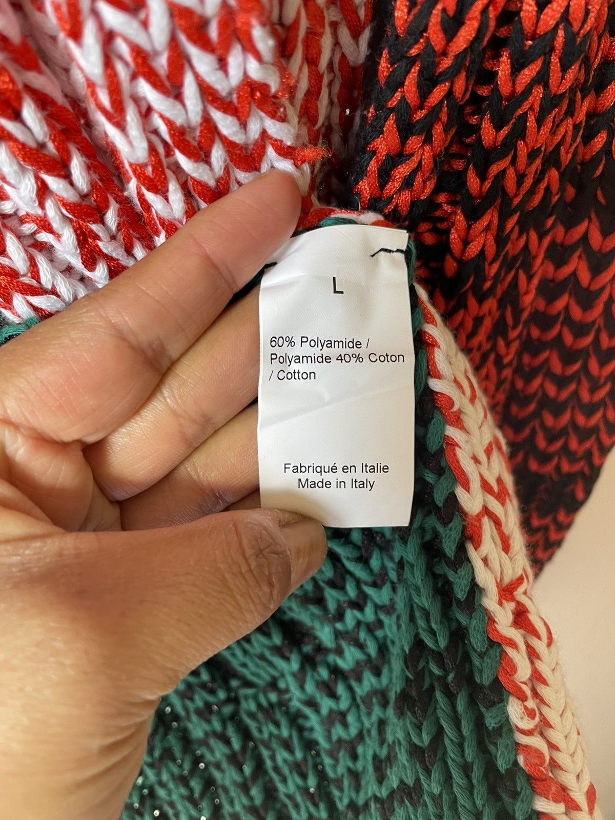Sonia Rykiel Sonia Rykiel Chunky Crochet Cardigan - 2018 Resort Size L / US 10 / IT 46 - 7 Thumbnail