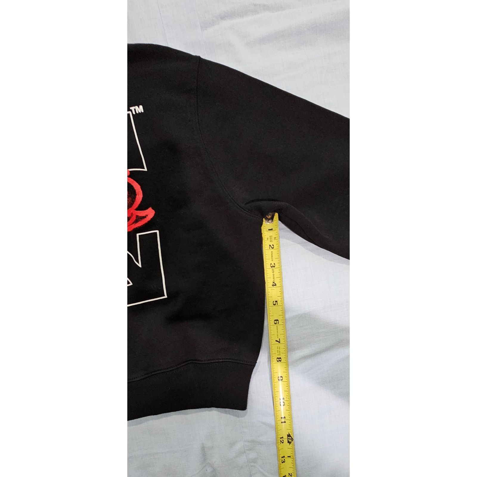 Off-White Off White Black Hoodie with Red Floral Design NWT S Size S / US 4 / IT 40 - 9 Thumbnail