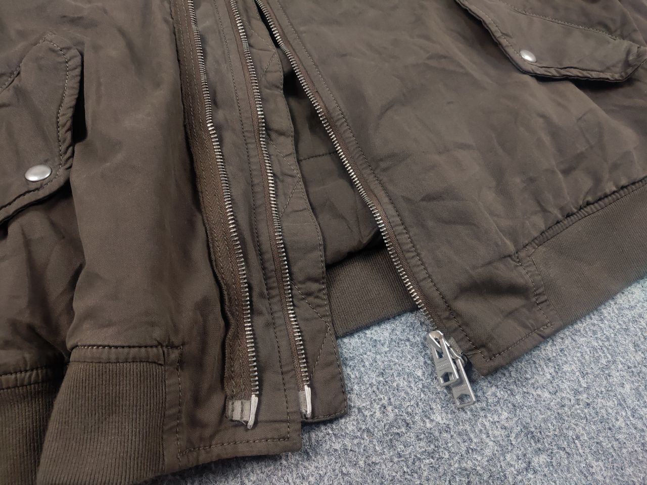 Allsaints Allsaints Nicks Ramskull Military Bomber Jacket Vintage LGB Size US S / EU 44-46 / 1 - 10 Thumbnail