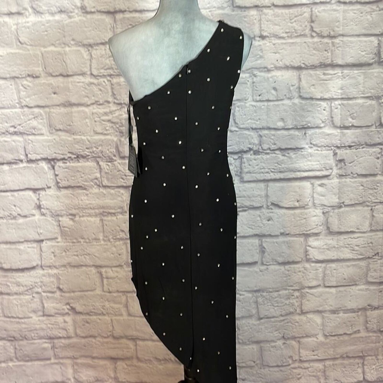 Other NWT Mac Duggal rhinestone beaded cocktail gown Size S / US 4 / IT 40 - 3 Thumbnail
