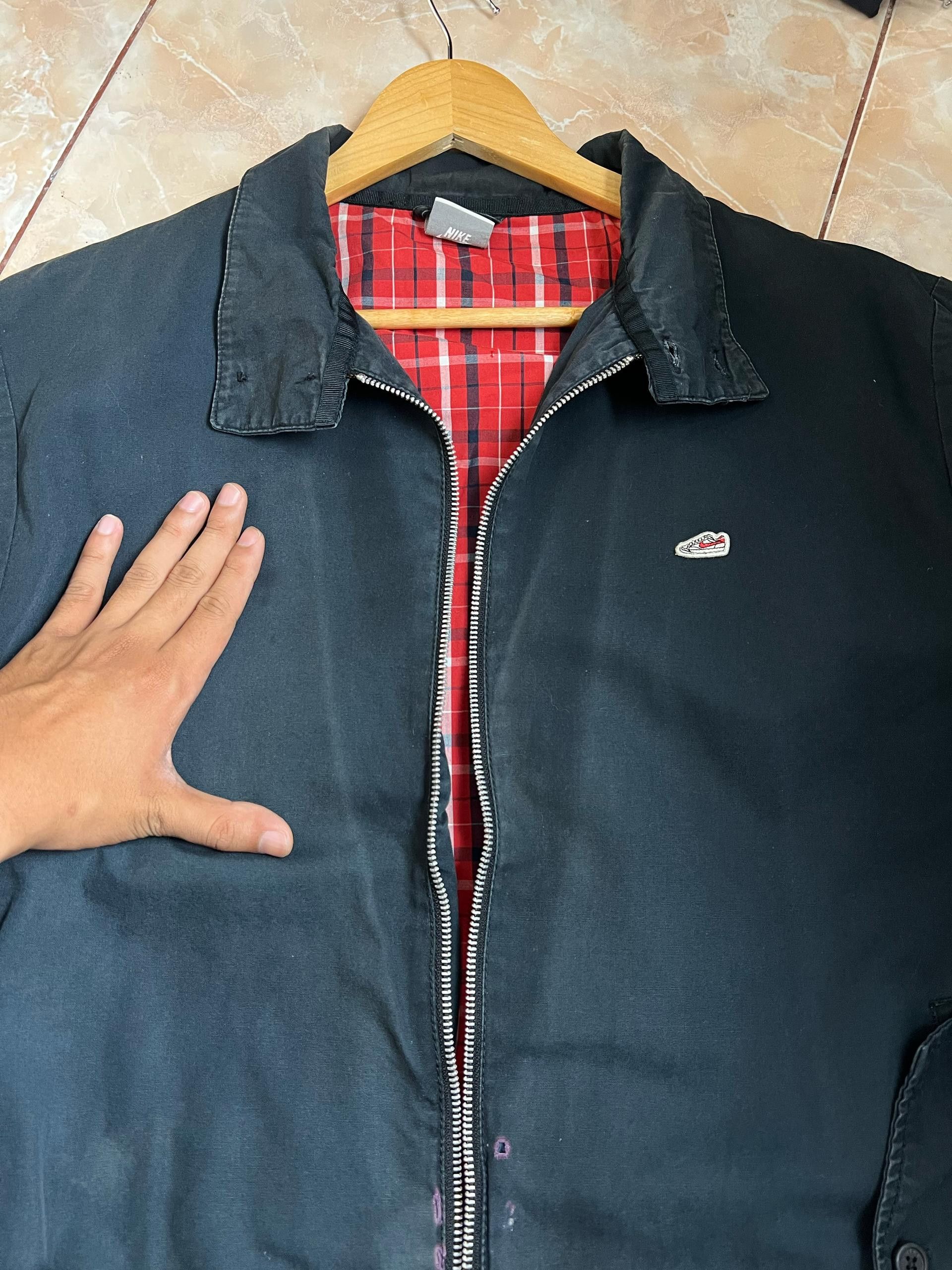 Nike × Vintage Vintage Distressed Kurtka Nike Active Jacket Size US M / EU 48-50 / 2 - 18 Thumbnail