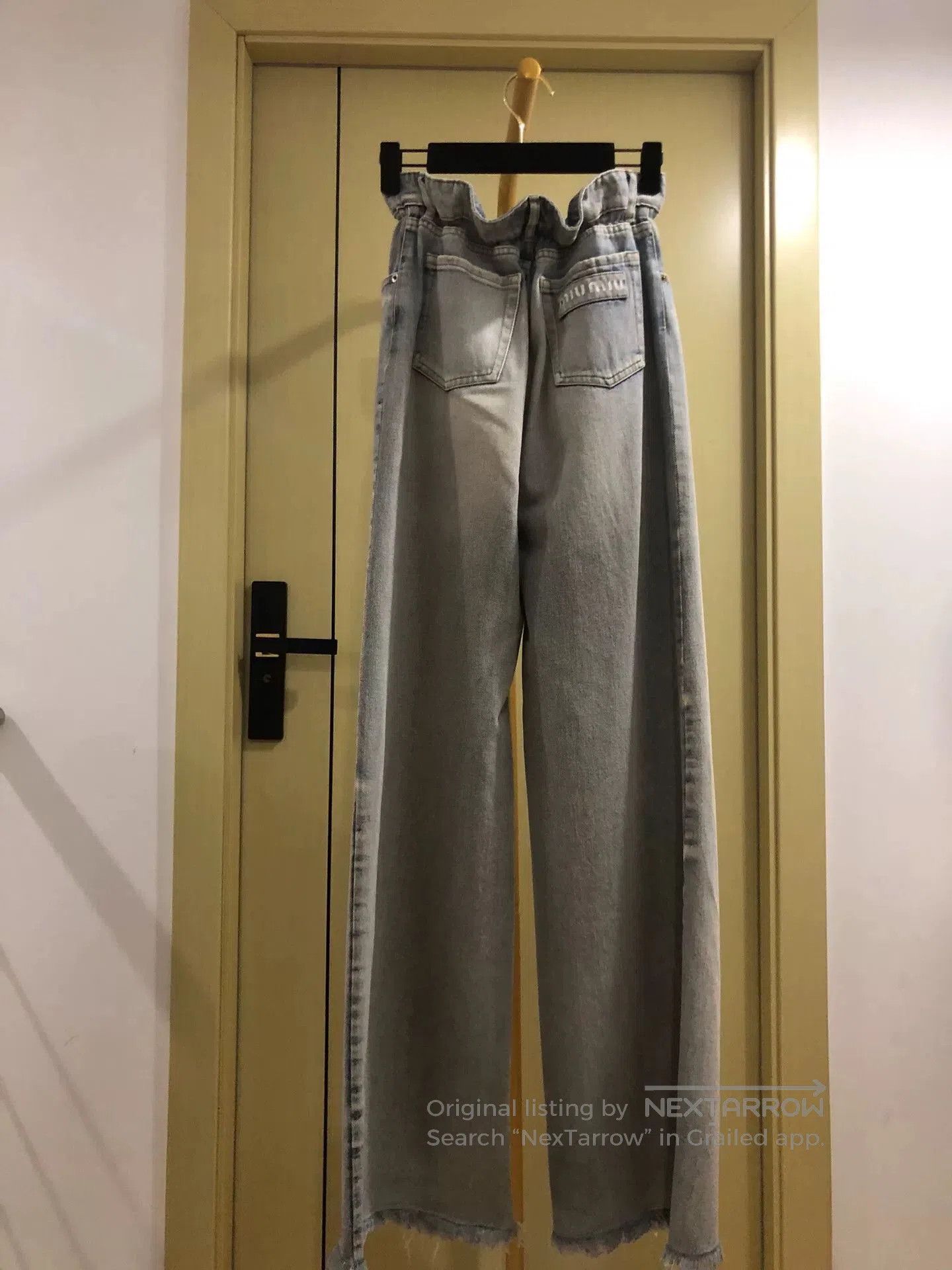 Miu Miu Miu Miu High-Waisted Denim Pants. Size 25" / US 0 / IT 36 - 2 Thumbnail