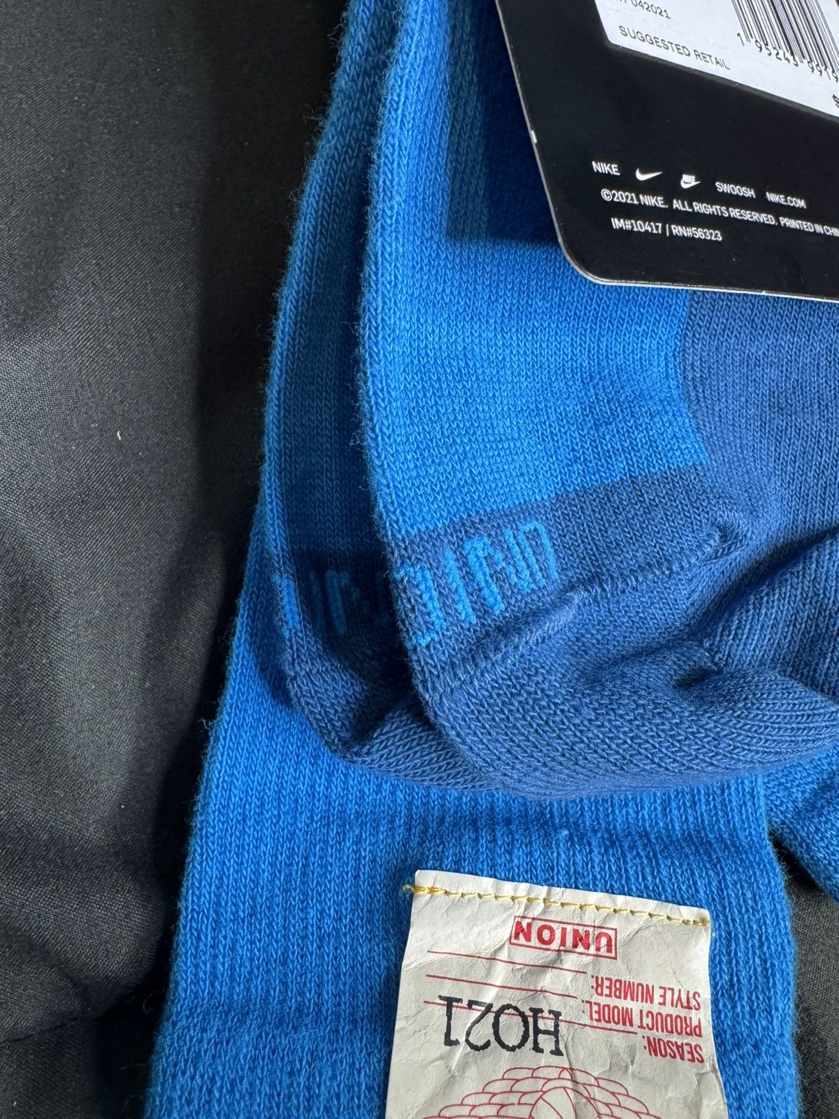 Jordan Brand × Union LA Air Jordan x Union LA Socks “Equator Blue” Size ONE SIZE - 4 Thumbnail