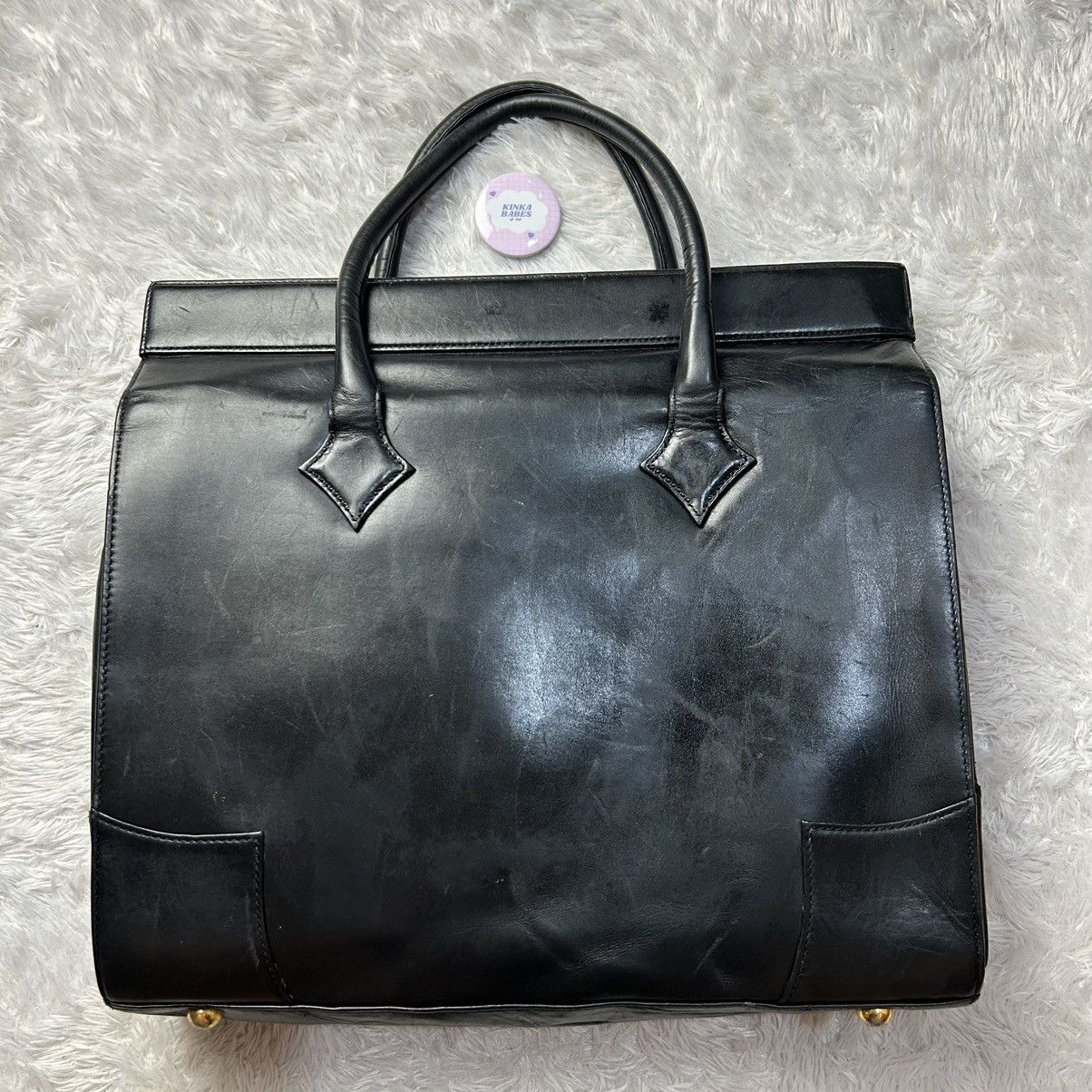 Vivienne Westwood Vivienne westwood black leather laptop case bag Size ONE SIZE - 4 Thumbnail