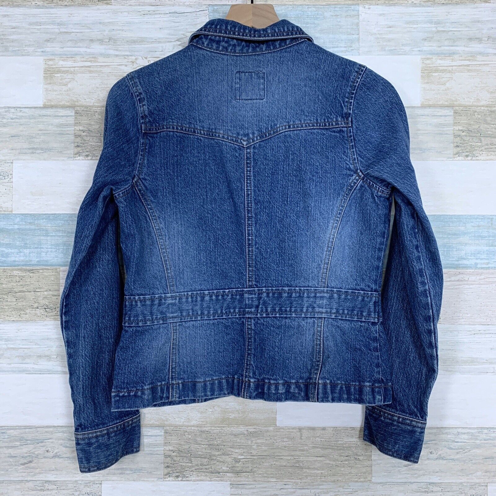 Old Navy Old Navy Jean Trucker Jacket Blue Womens Small Size S / US 4 / IT 40 - 5 Thumbnail