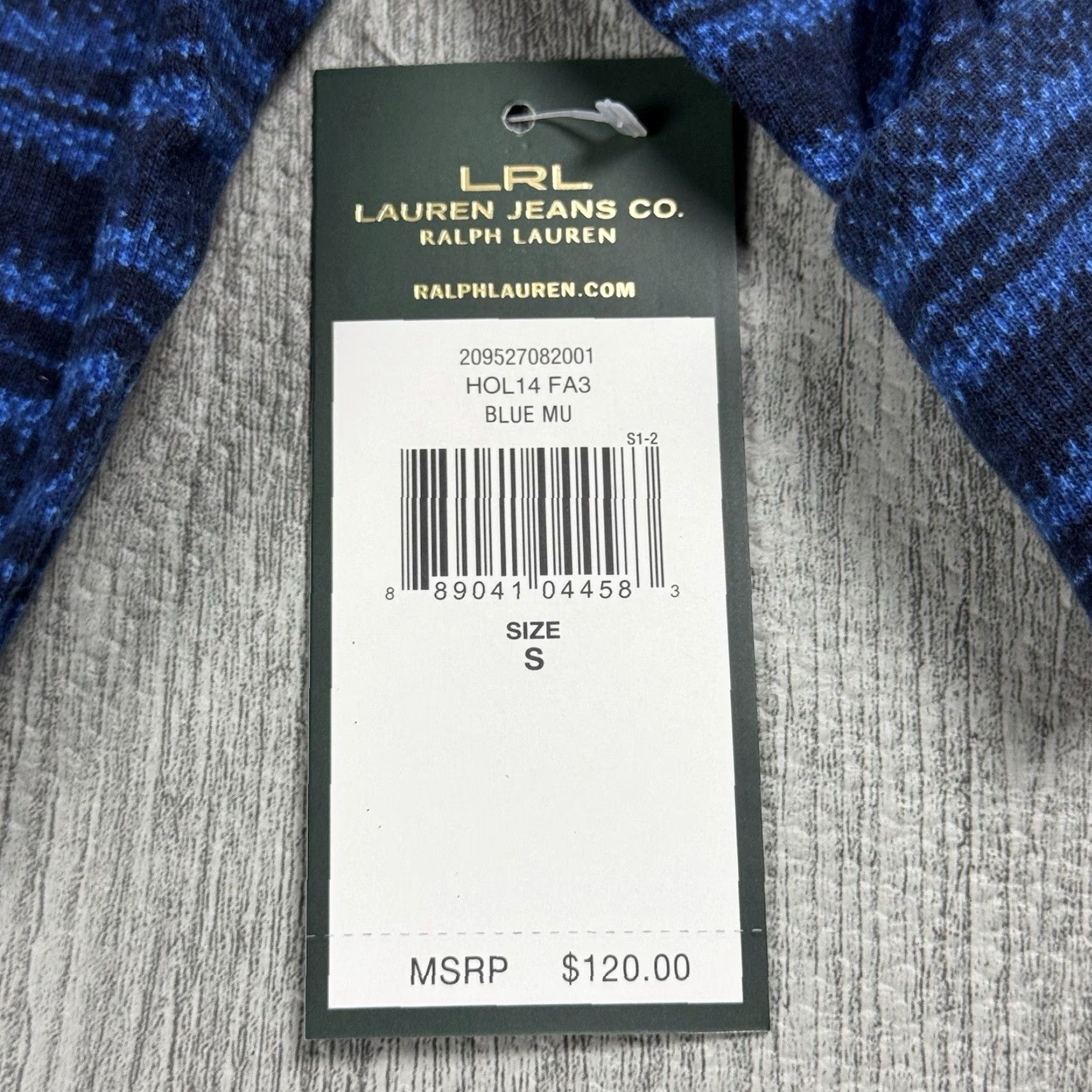Vintage LAUREN RALPH LAUREN BLUE STRIPE HENLEY DRESS S 3/4 SLEEVE NEW BELT KNIT COTTON SHIRT DRESS casual business formal party 90s? Size S / US 4 / IT 40 - 3 Thumbnail