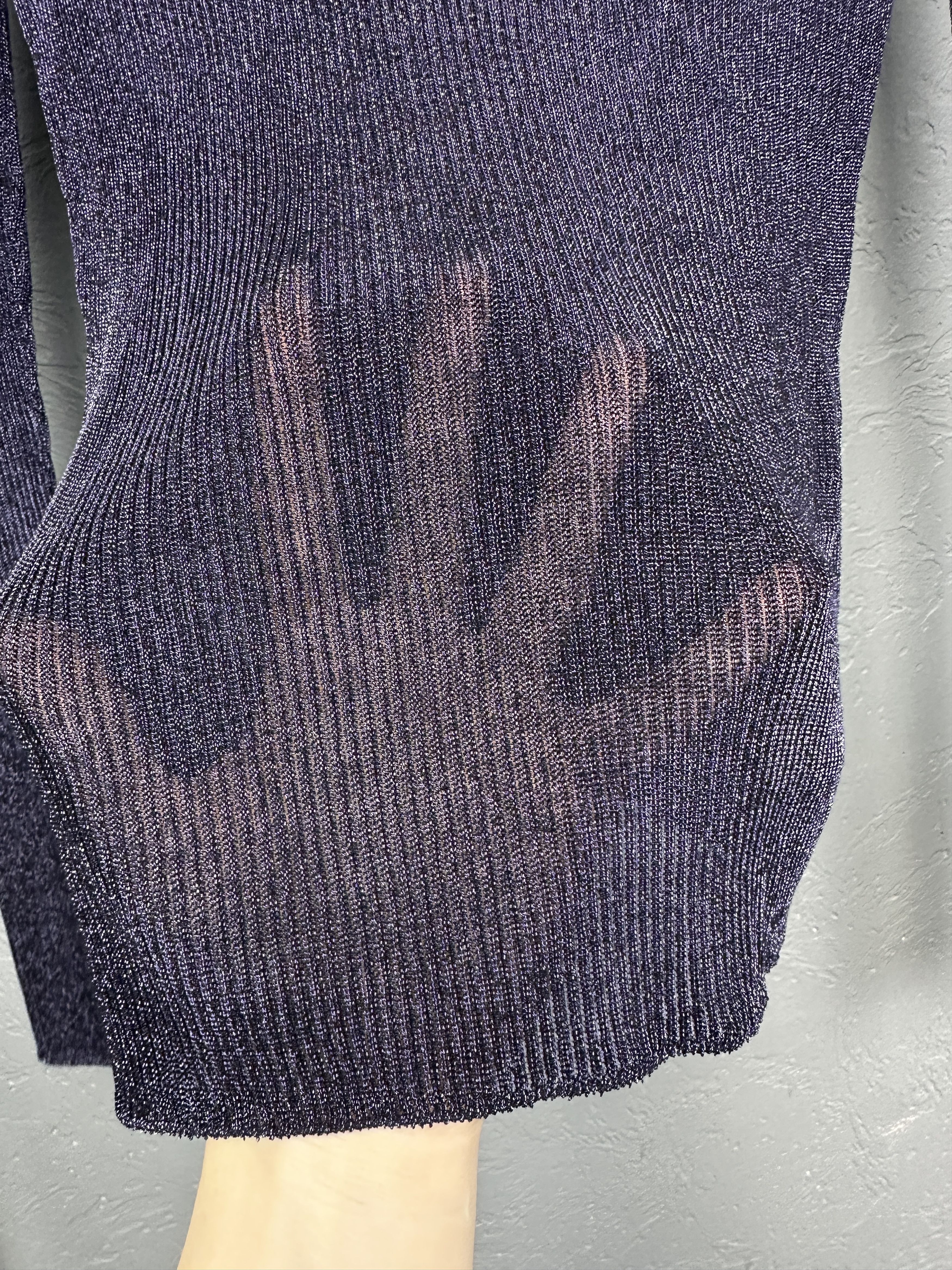 Cos COS Womens Avant Garge Metallised Fibre Knit Sweater Size XS / US 0-2 / IT 36-38 - 8 Thumbnail