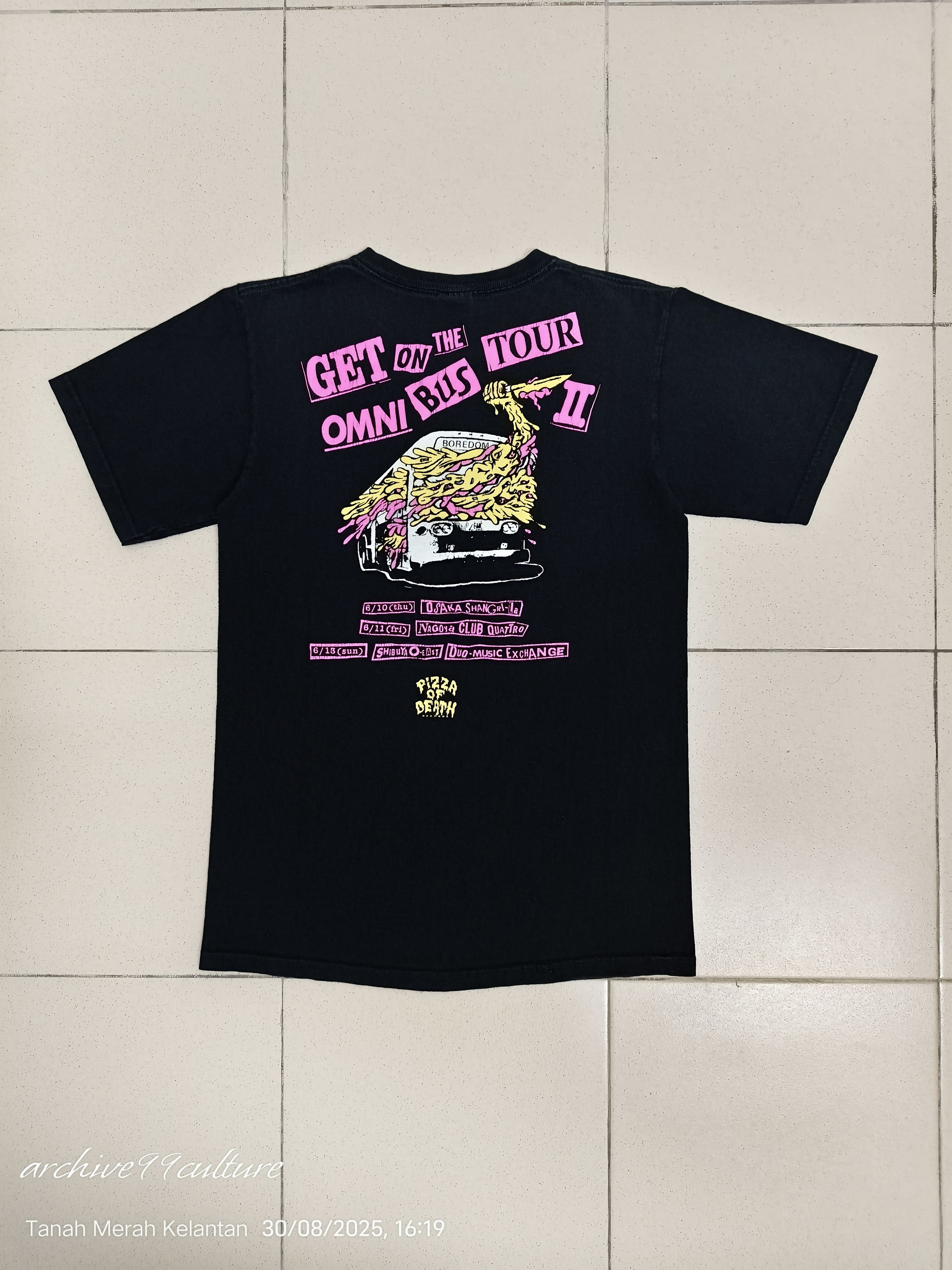 Band Tees PIZZA OF DEATH GET ON THE OMNI BUS TOUR Ⅱ Size US S / EU 44-46 / 1 - 2 Thumbnail
