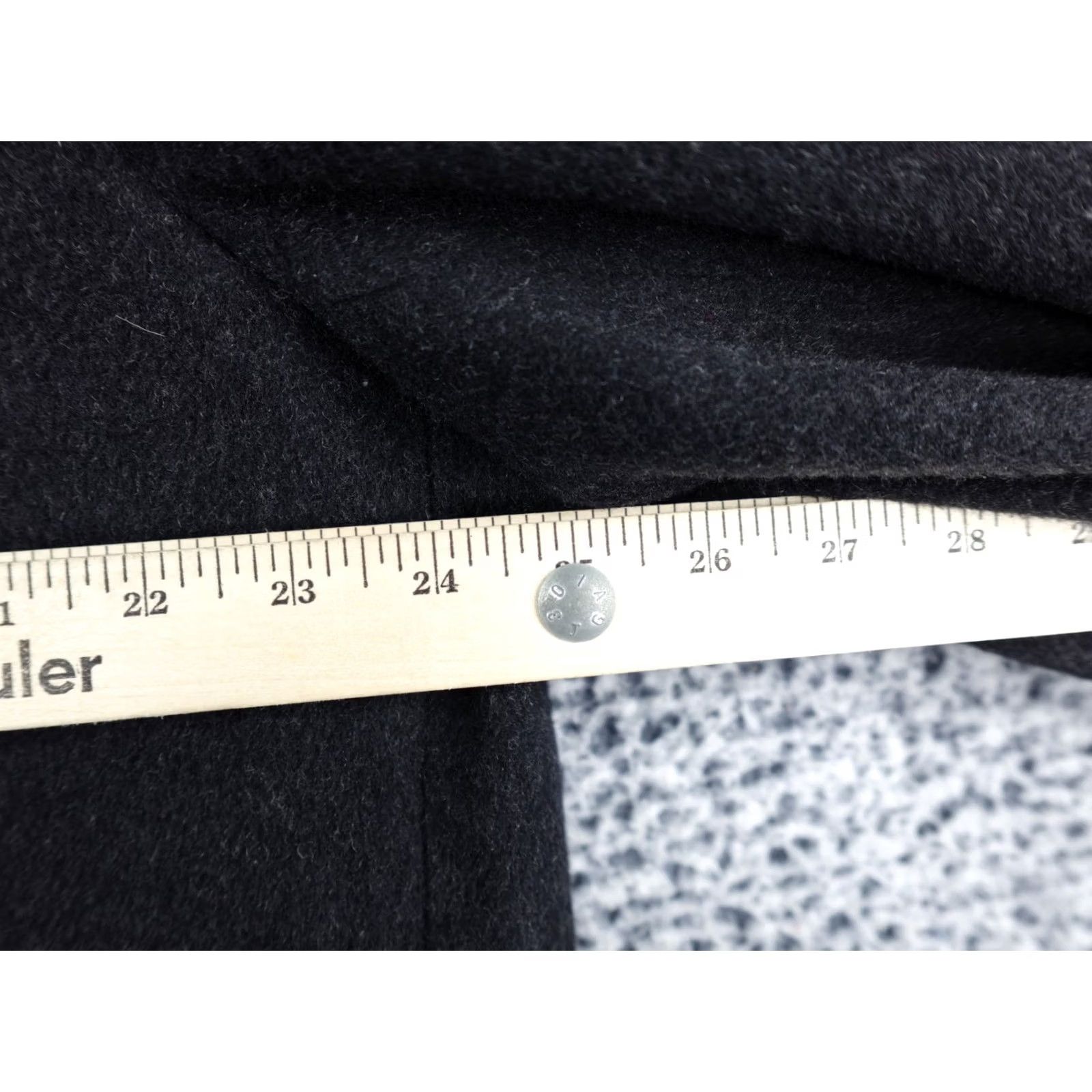 Vintage VINTAGE Christian Aujard Overcoat Coat Long Black 44L Cashmere Blend Wool Lined Button Chest 44 in Mens Size US L / EU 52-54 / 3 - 7 Thumbnail