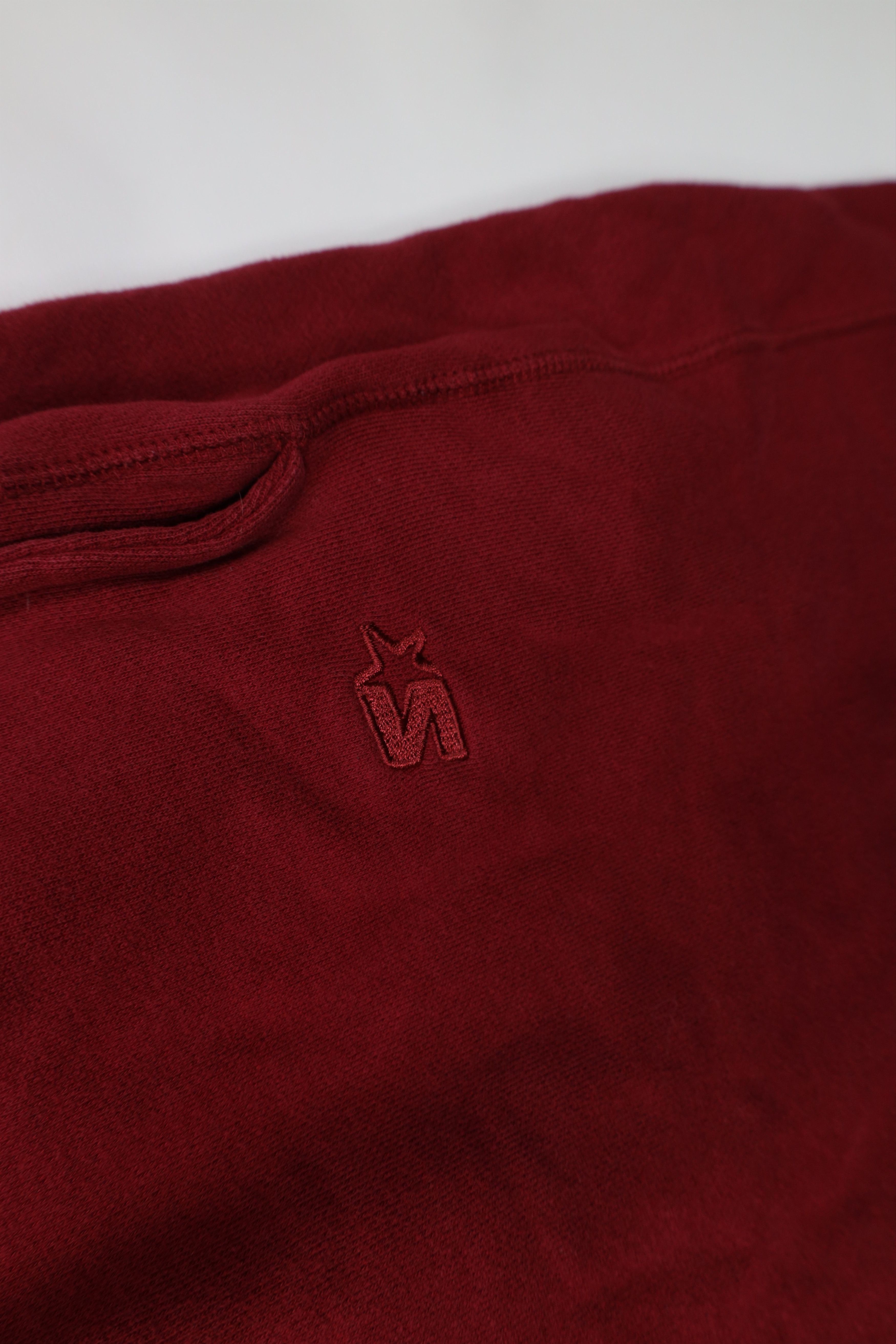 Starter Vintage 90s Y2K Starter Heavyweight Wide Leg Sweatpants Red Size US 36 / EU 52 - 7 Thumbnail