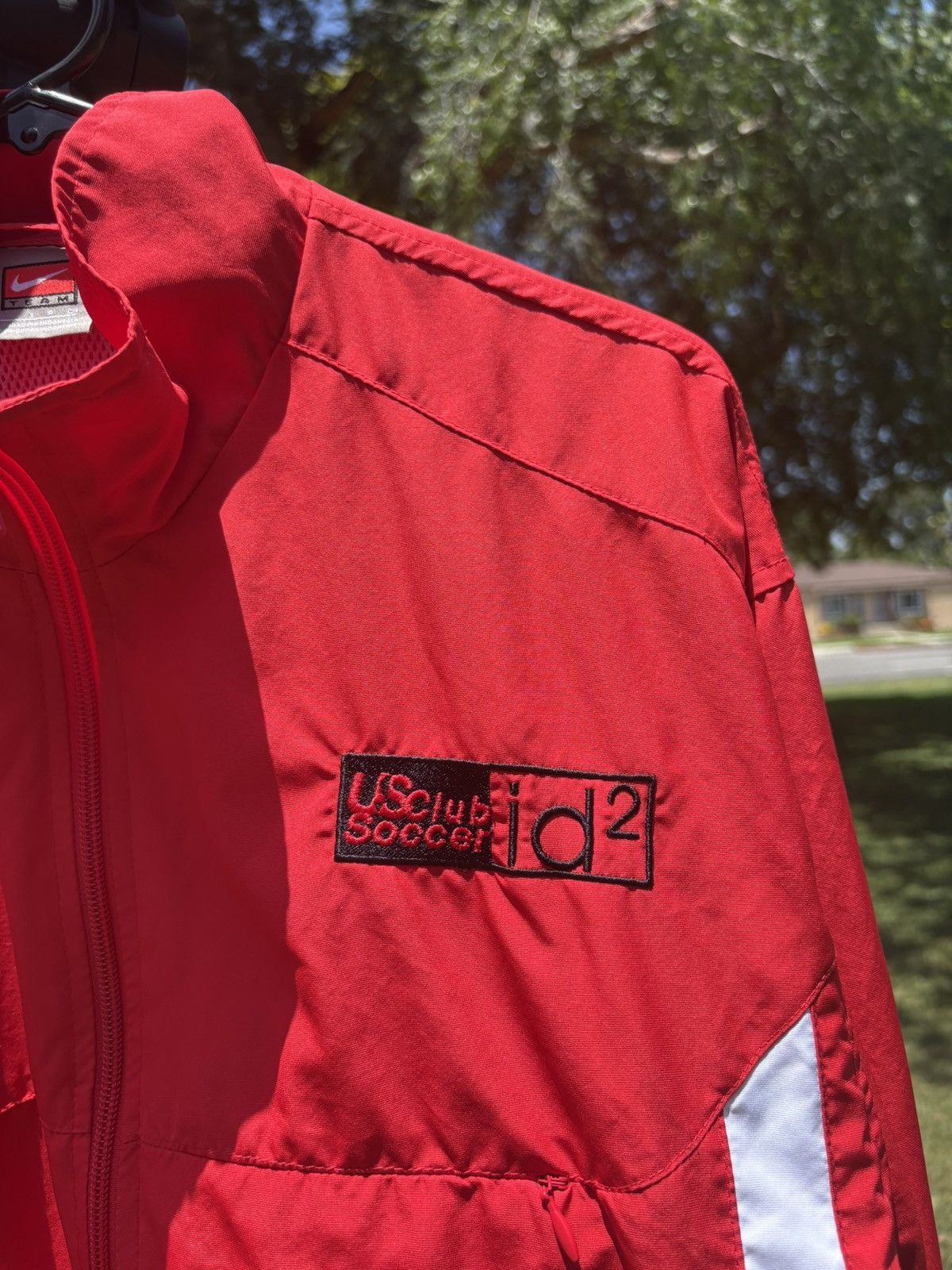 Nike Red and White Nike Streetwear Lightweight Jacket Size US S / EU 44-46 / 1 - 4 Thumbnail