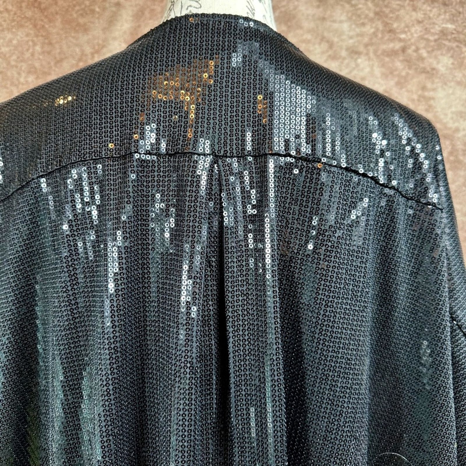 Other Shavonne Dorsey Silvia Sequin Kimono/Topper - Black - size L Size L / US 10 / IT 46 - 11 Thumbnail