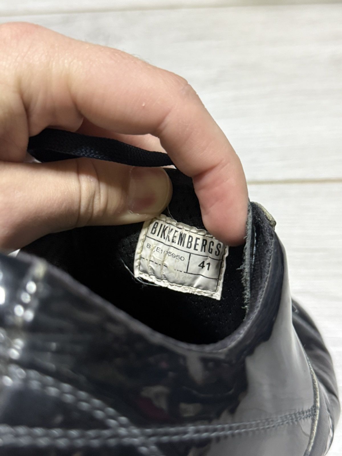 Dirk Bikkembergs Bikkembergs dark blue lacquered sneakers shoes Size US 8 / EU 41 - 7 Thumbnail