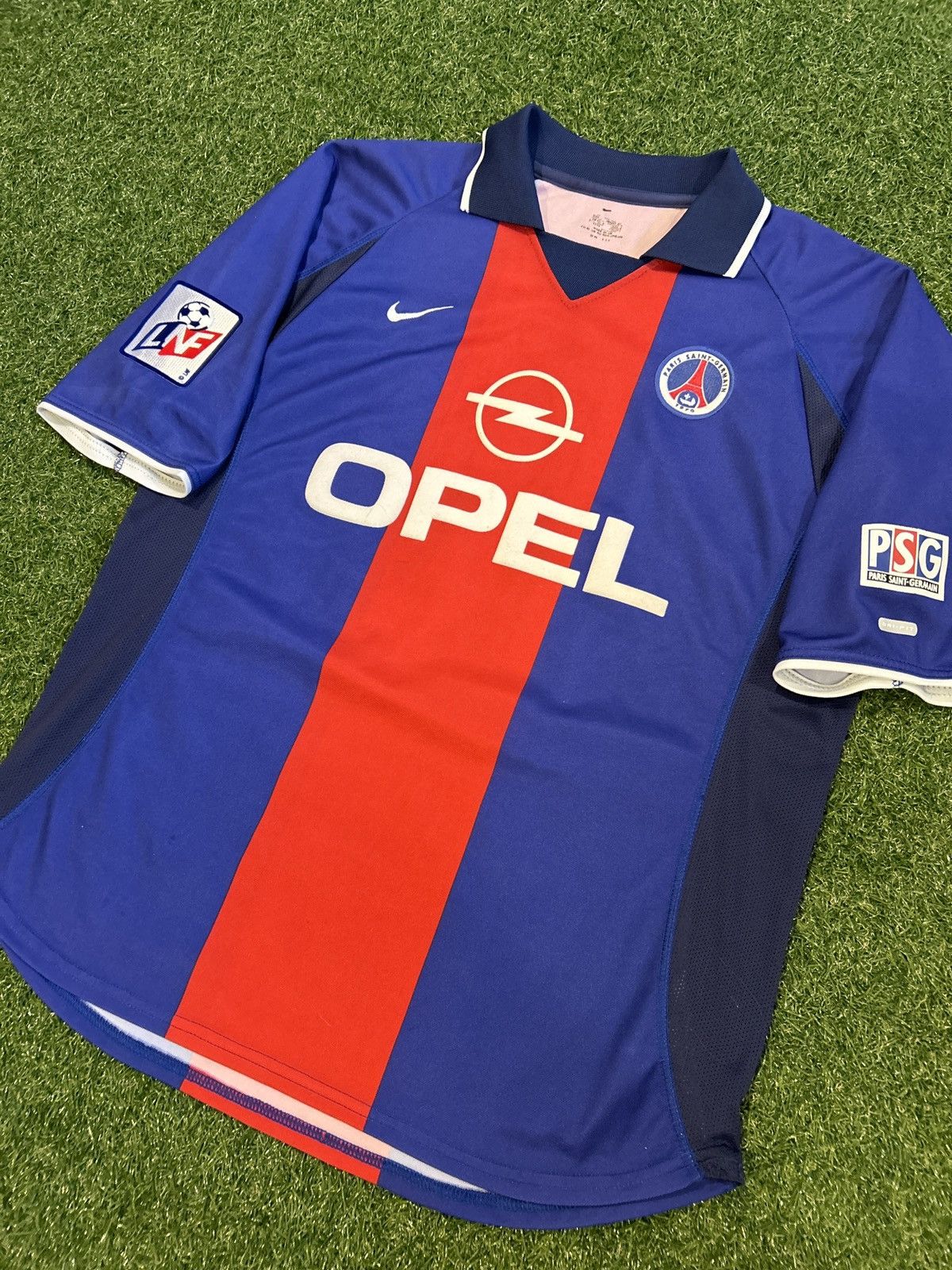 Nike × Vintage 00/01 Paris Saint Germain Okocha Home Shirt Size US L / EU 52-54 / 3 - 4 Thumbnail