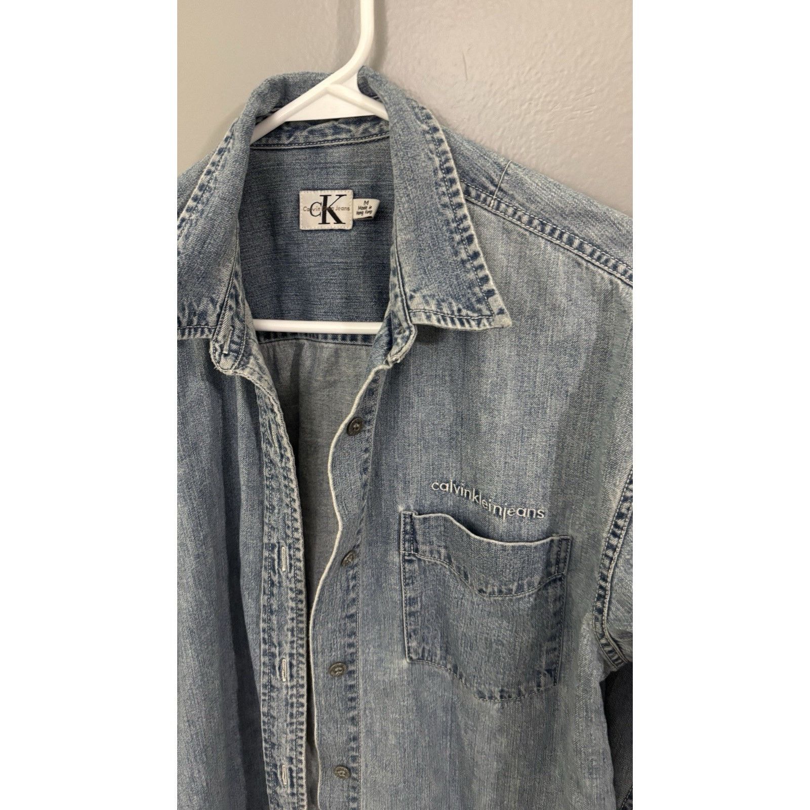 Calvin Klein Calvin Klein Jeans Denim Button Up Size M / US 6-8 / IT 42-44 - 2 Thumbnail