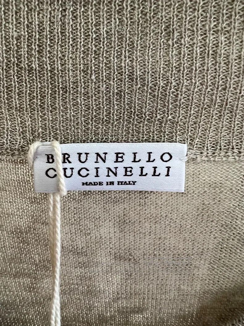 Brunello Cucinelli Brunello Cucinelli Linen Embroidered Sequin Sleeveless Top Size S / US 4 / IT 40 - 4 Thumbnail
