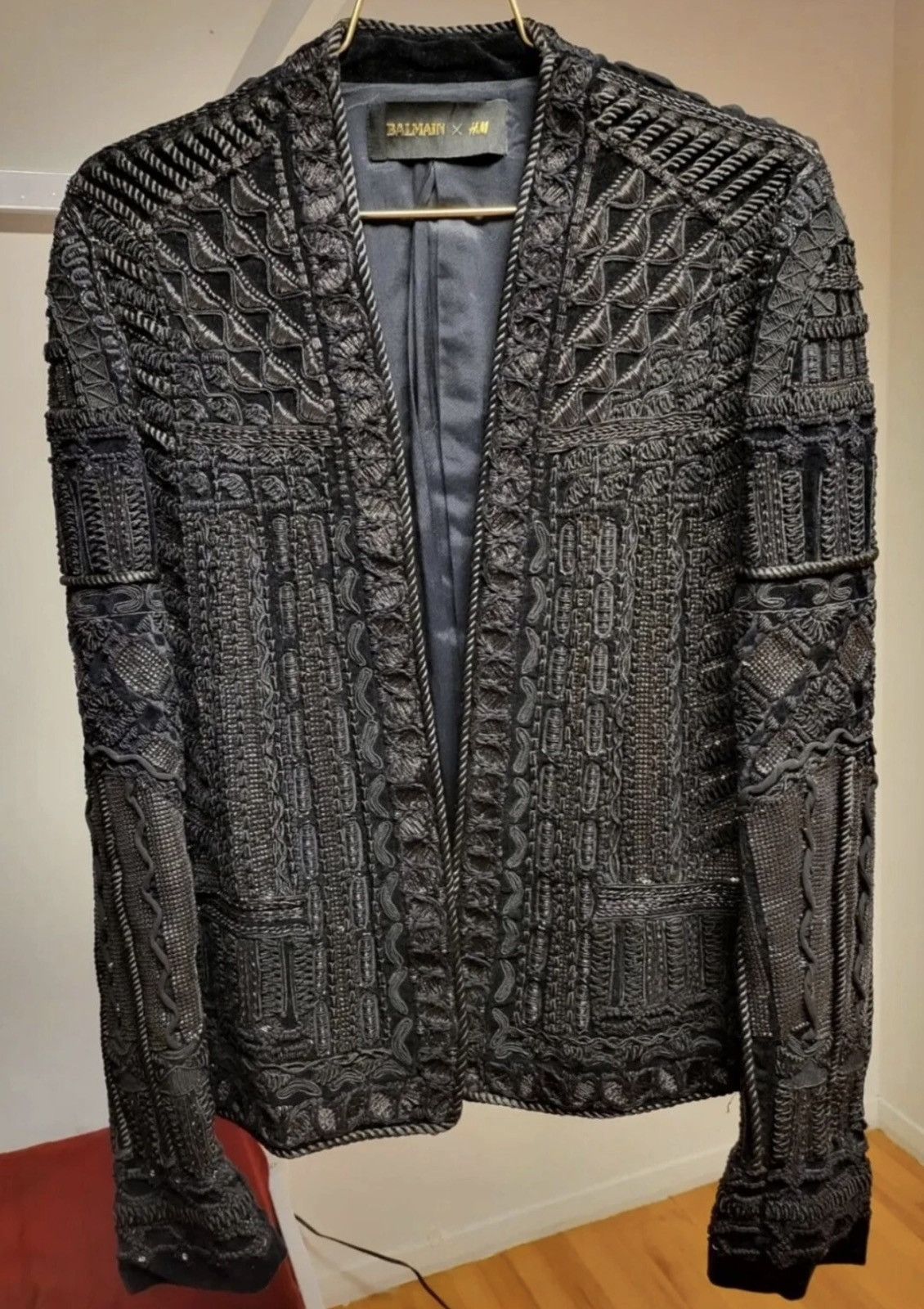 Balmain × H&M Balmain × H&M Embroidered Jacket RARE US 34R XS Size US S / EU 44-46 / 1 - 4 Thumbnail