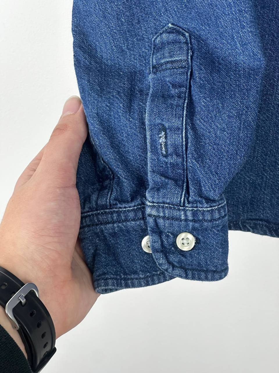 Edwin × Japanese Brand Edwin Indigo Denim Shirt Japanese Brand Size M Size US M / EU 48-50 / 2 - 7 Thumbnail