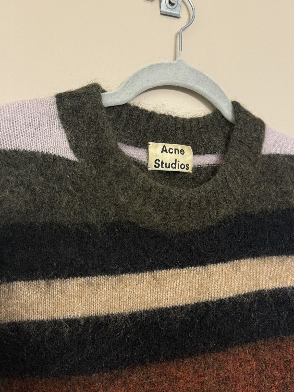 Acne Studios Acne Studios Wool Mohair sweater stripped knitwear Size US S / EU 44-46 / 1 - 3 Thumbnail