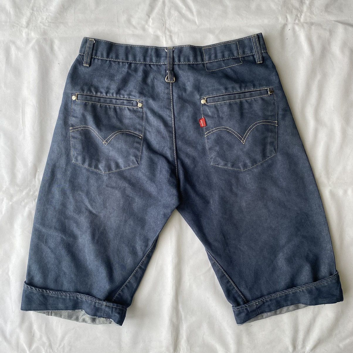 Levi's × Vintage Levi’s Engineered Jeans Carpenter Denim Shorts Classic Y2K Size US 32 / EU 48 - 16 Thumbnail