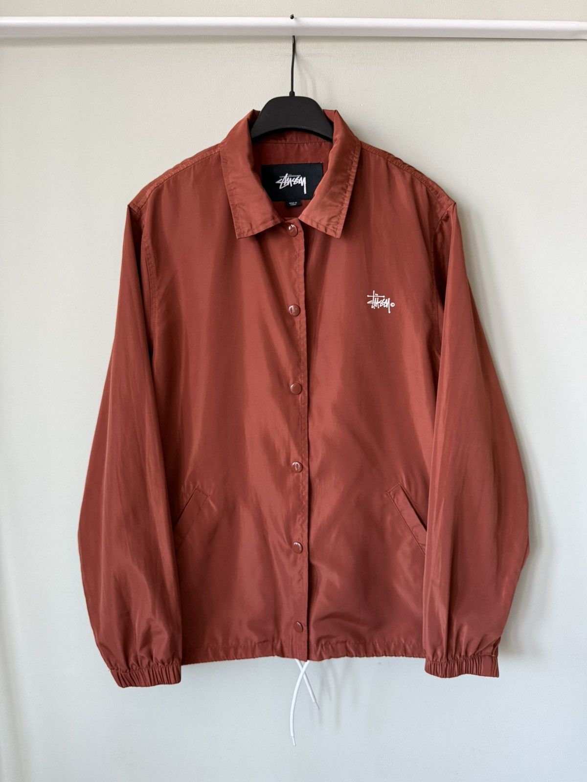 Stussy Stussy logo nylon coach jacket Size M / US 6-8 / IT 42-44 - 2 Thumbnail