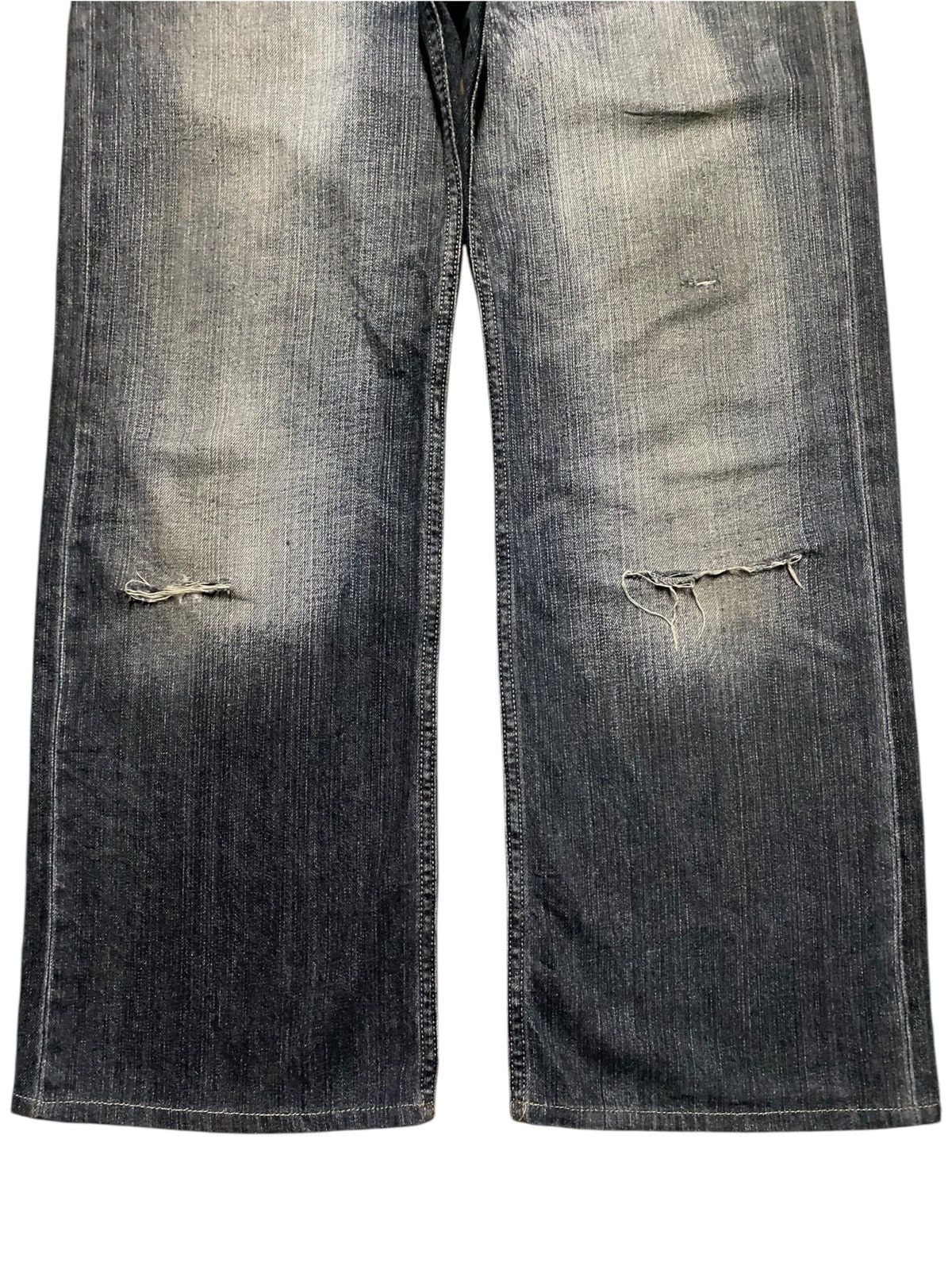 Kapital Rare Authentic Root Three Style Baggy Jeans Buckle Back Size US 33 - 5 Thumbnail