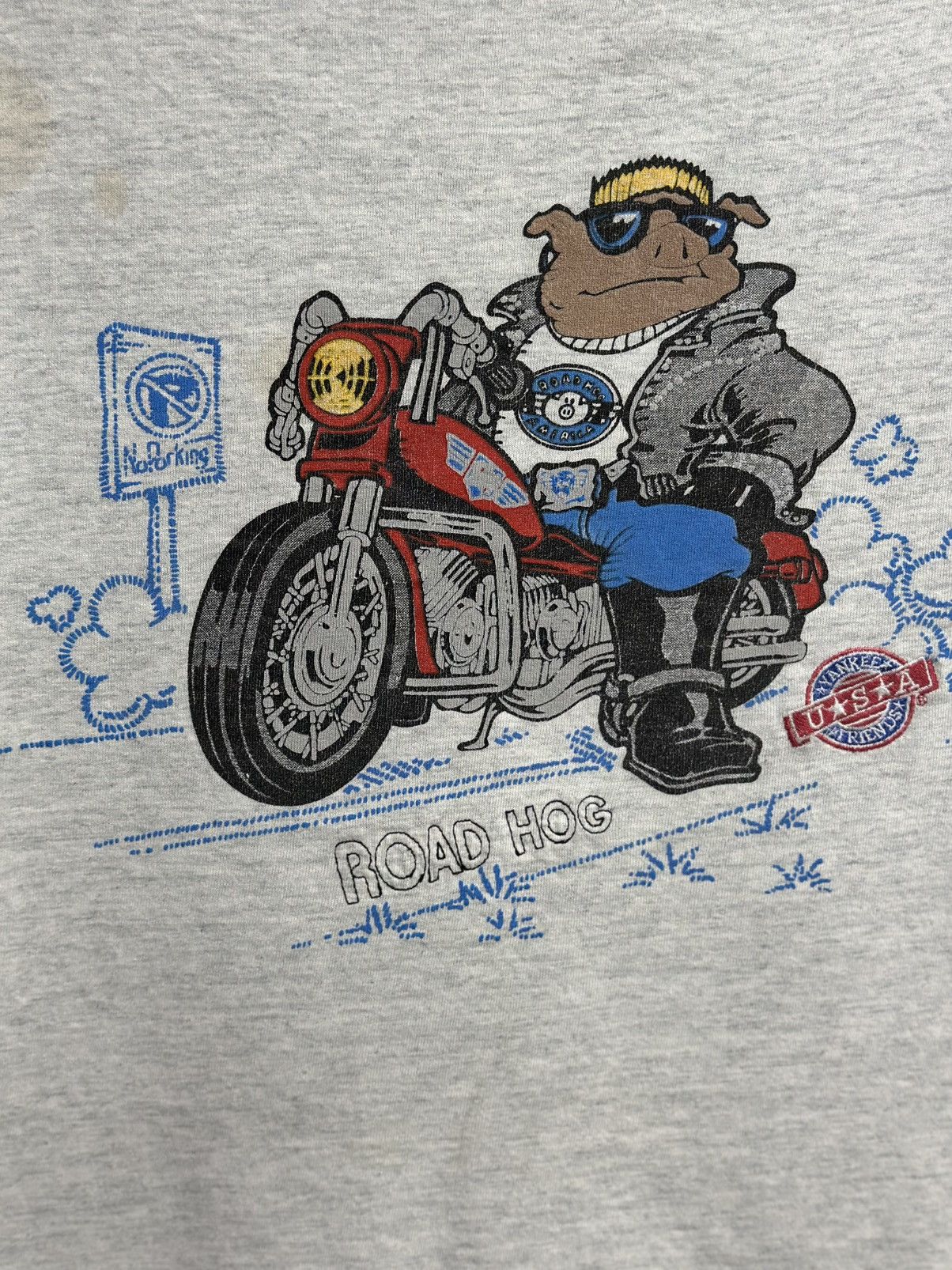 Tultex × Vintage Vintage Road Hox Usa Faded Tee Size US S / EU 44-46 / 1 - 2 Thumbnail