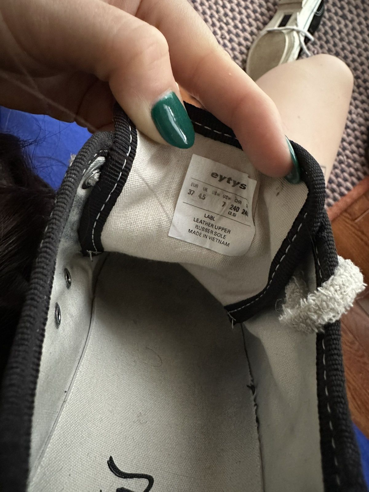 Eytys Eytys Black Laguna Sneaker Size 37 Size US 7 / IT 37 - 9 Thumbnail
