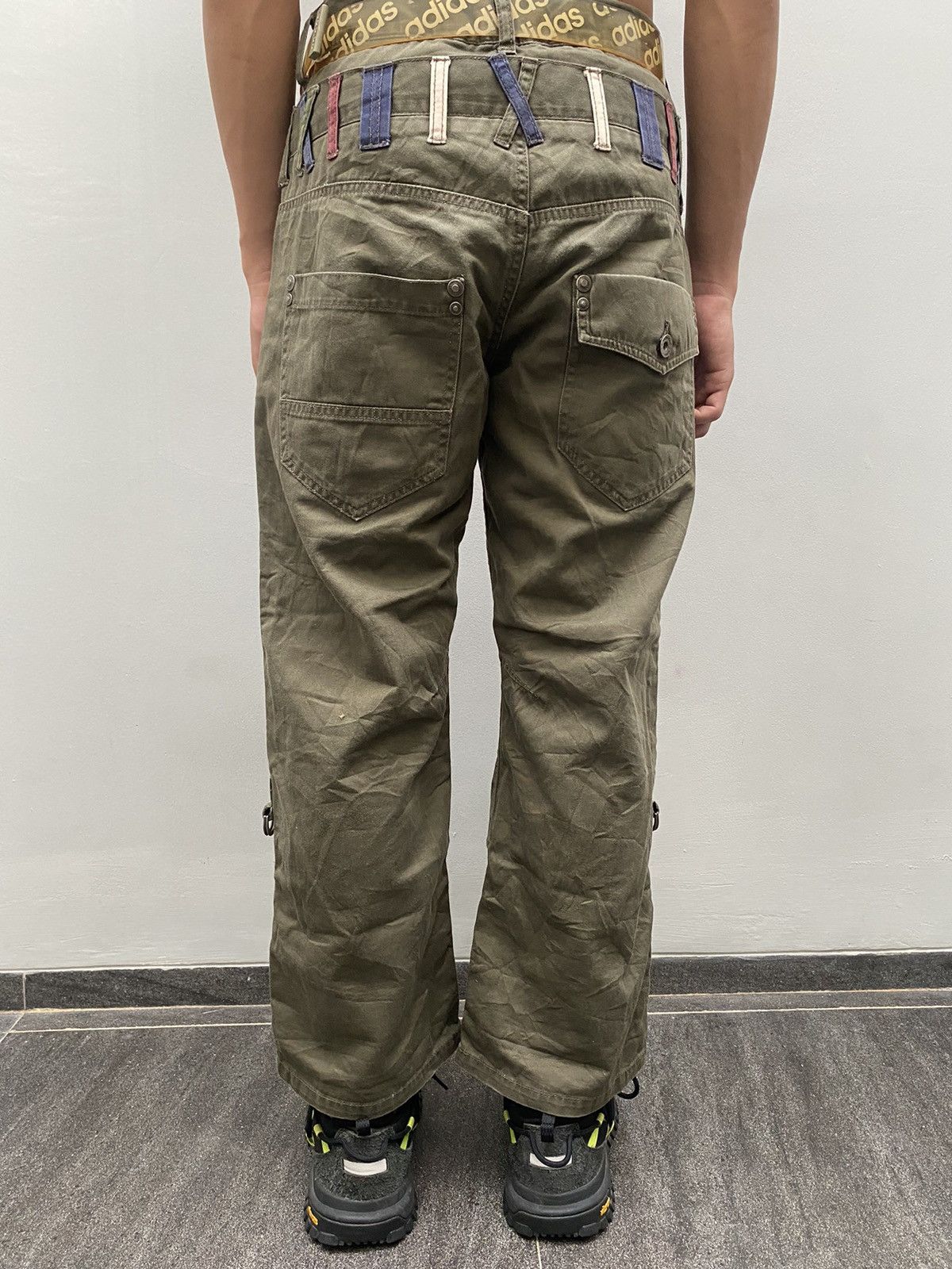 If Six Was Nine × Japanese Brand × Seditionaries Double Waist Double Focus Goth Army Pants Size US 31 - 3 Thumbnail