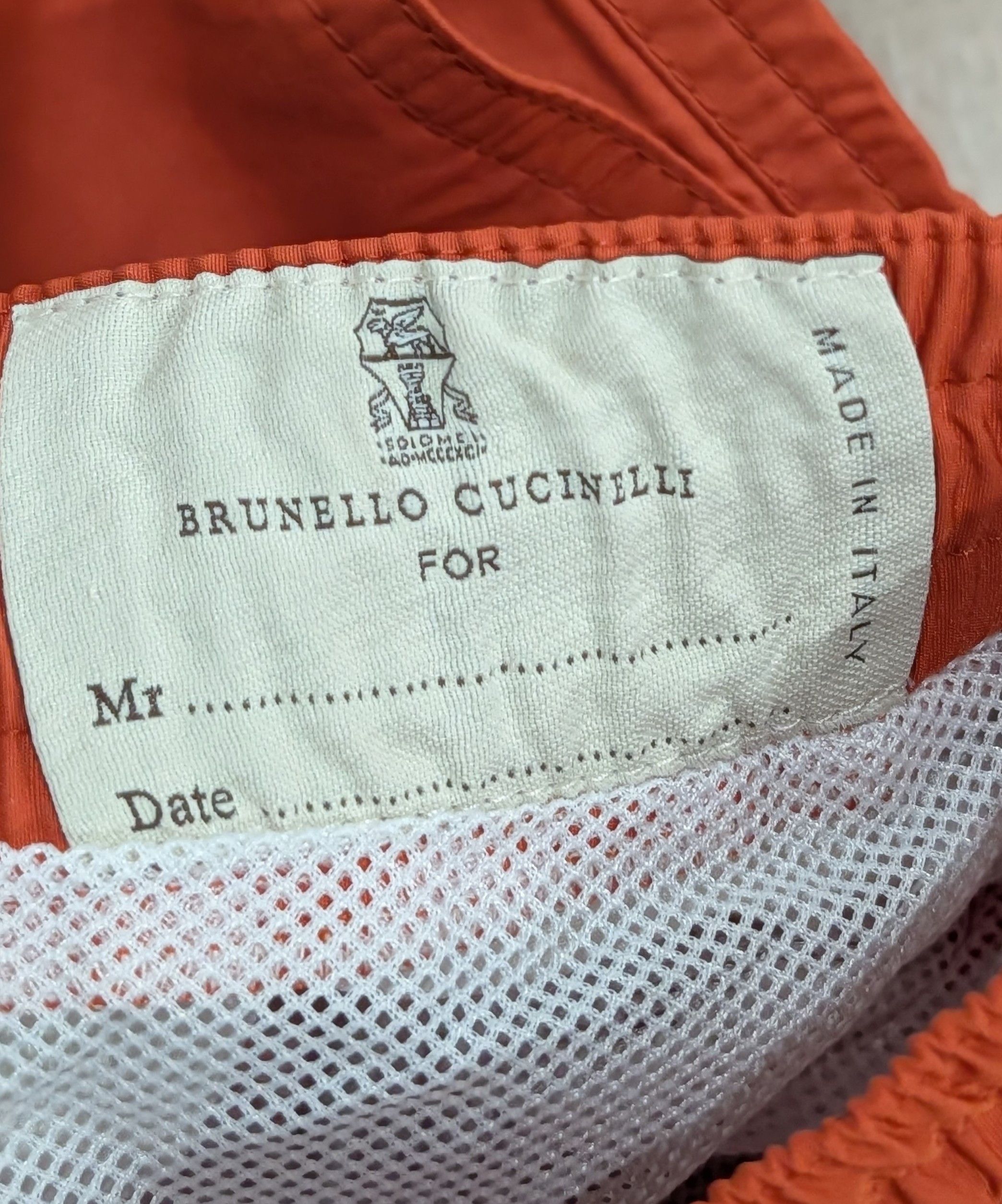 Brunello Cucinelli Brunello Cucinelli Colorblock Swim Shorts Trunks Ginger XL Size US 36 / EU 52 - 5 Thumbnail