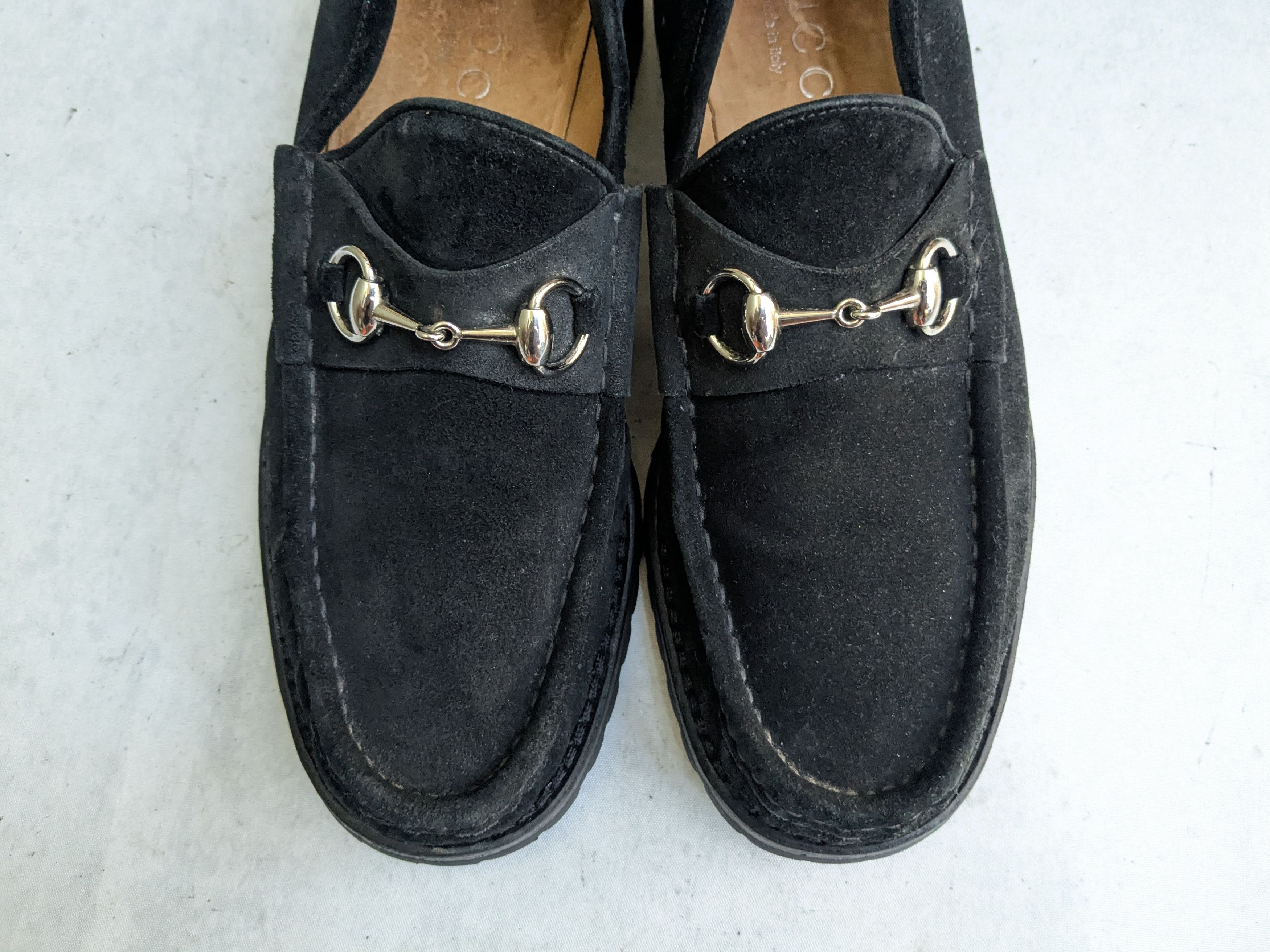 Gucci Gucci Horsebit Loafers Black Suede 9.5 Suede Leather Slip On Size US 9.5 / EU 42-43 - 3 Thumbnail