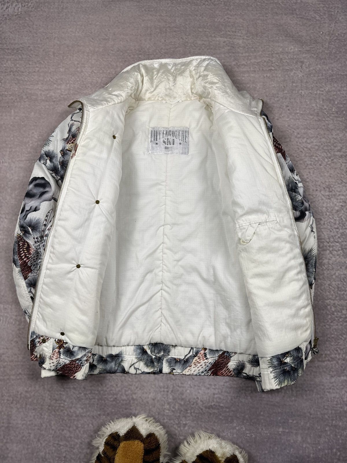 Vintage Vintage 80’s JET SET Style Overprint Eagle Ski Jacket Size US XL / EU 56 / 4 - 9 Thumbnail