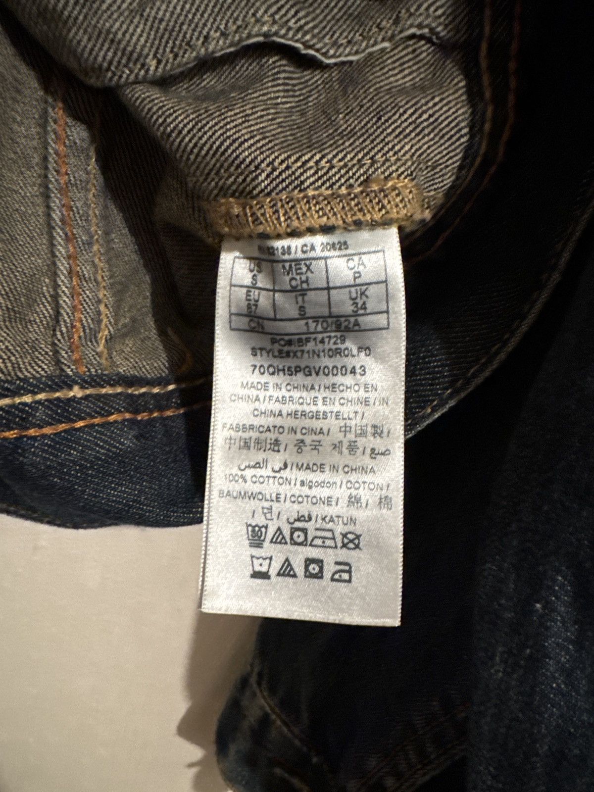 Guess Guess Distressed Denim Jacket – Classic Moto Style Size US S / EU 44-46 / 1 - 7 Thumbnail