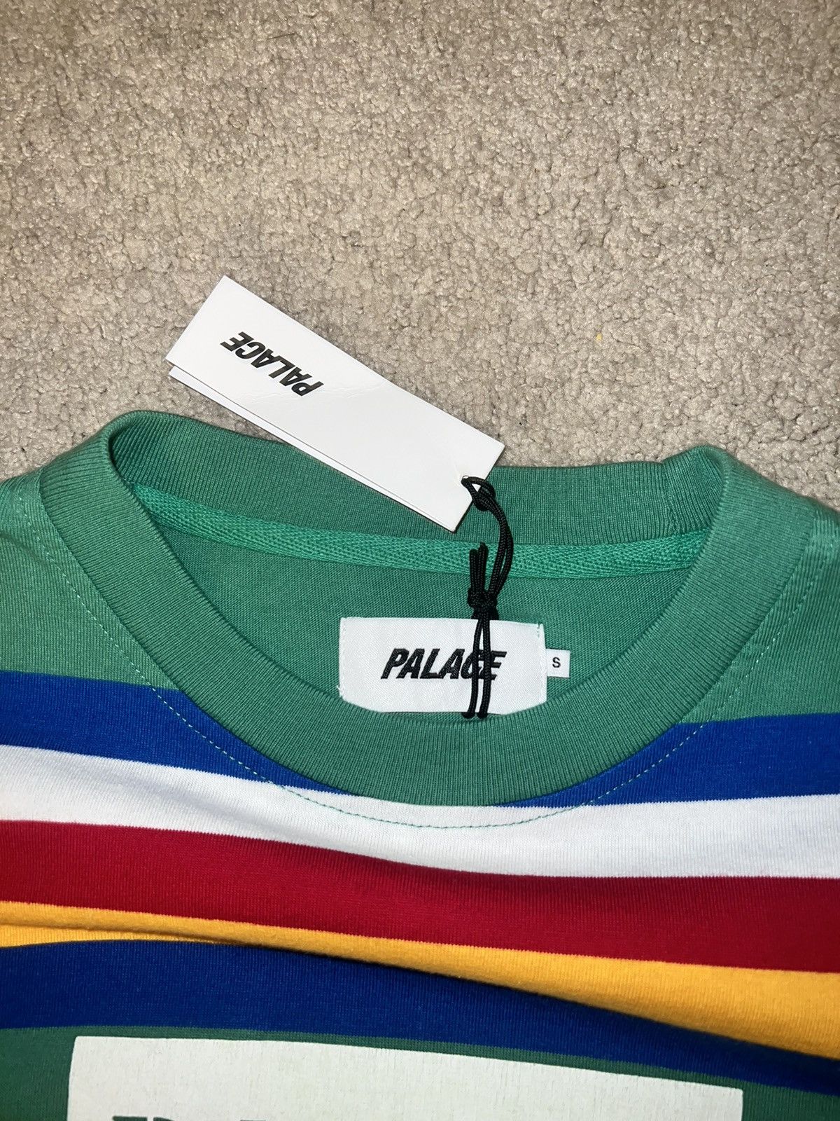 Palace Palace Rainbow Stripe Long sleeve 2021 RARE! Size Small Size US S / EU 44-46 / 1 - 3 Thumbnail