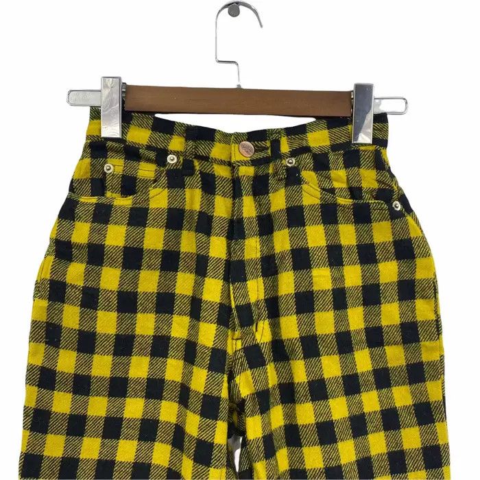 Japanese Brand Vtg VROAL JAPAN Tartan Nova Checks Pant Trouser Workwear Size 24" / US 00 / IT 34 - 4 Thumbnail