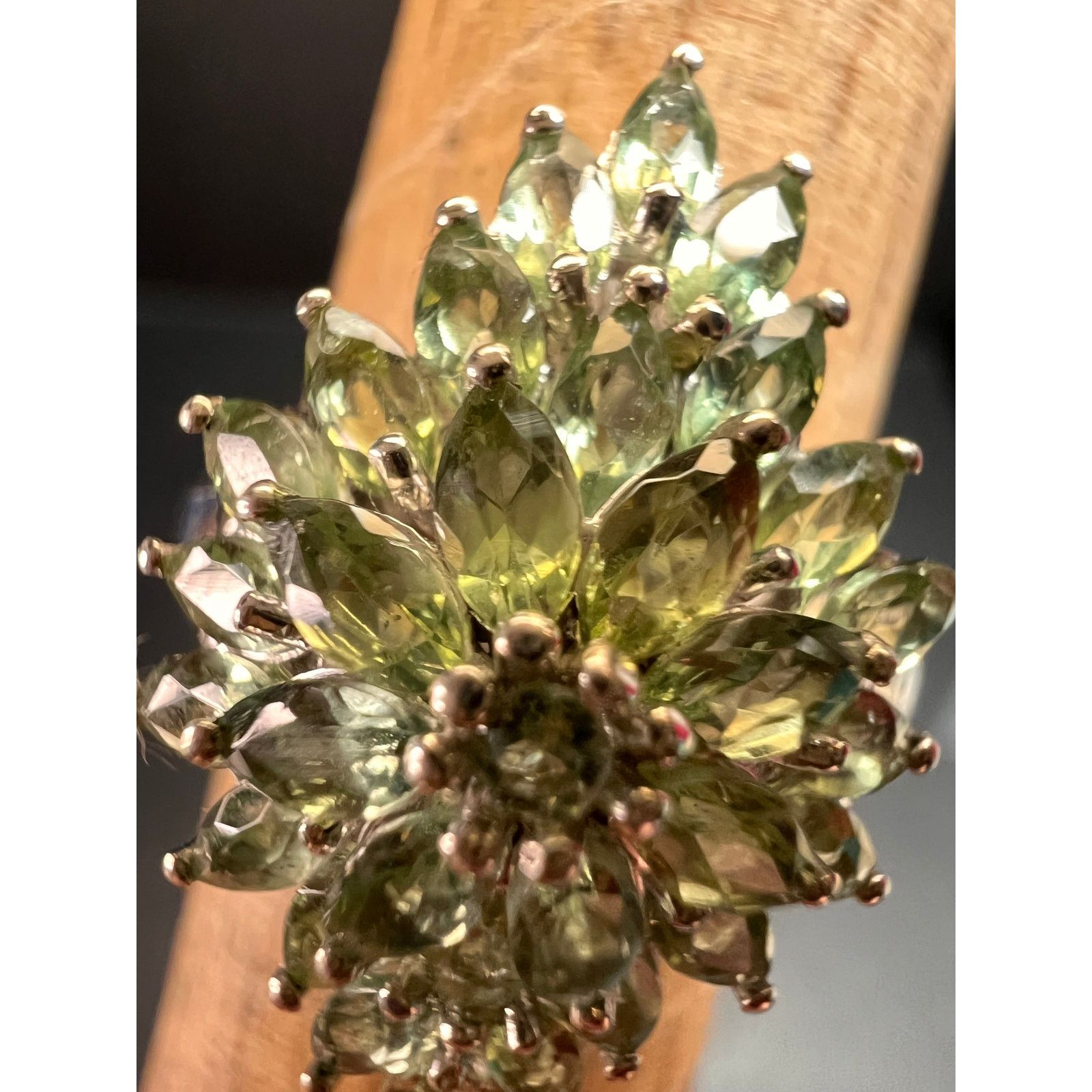 Other NEW Green apatite ring in sterling silver size 7 Size ONE SIZE - 21 Thumbnail