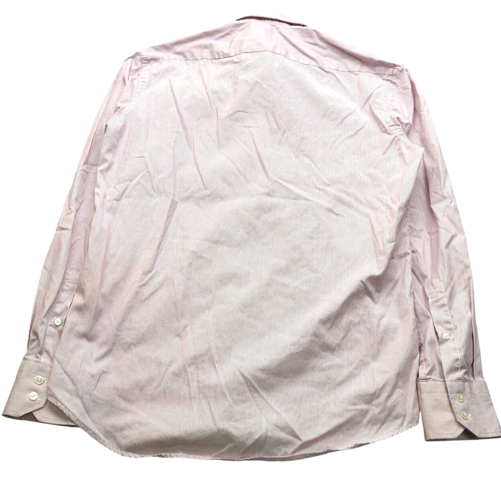 Hugo Boss HUGO BOSS Button-Down Shirt Mens Regular Fit Long Sleeve Pink 39 15.5 Pinstriped M Size US M / EU 48-50 / 2 - 8 Thumbnail