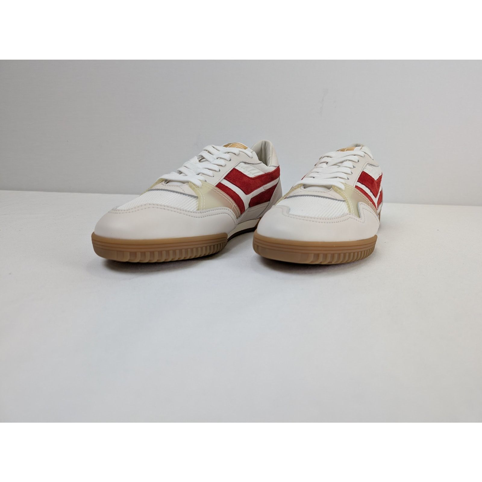 Tom Ford o1rshd1 Low Top Sneakers in off-white/Dark Red 7 Size US 7 / EU 40 - 6 Thumbnail