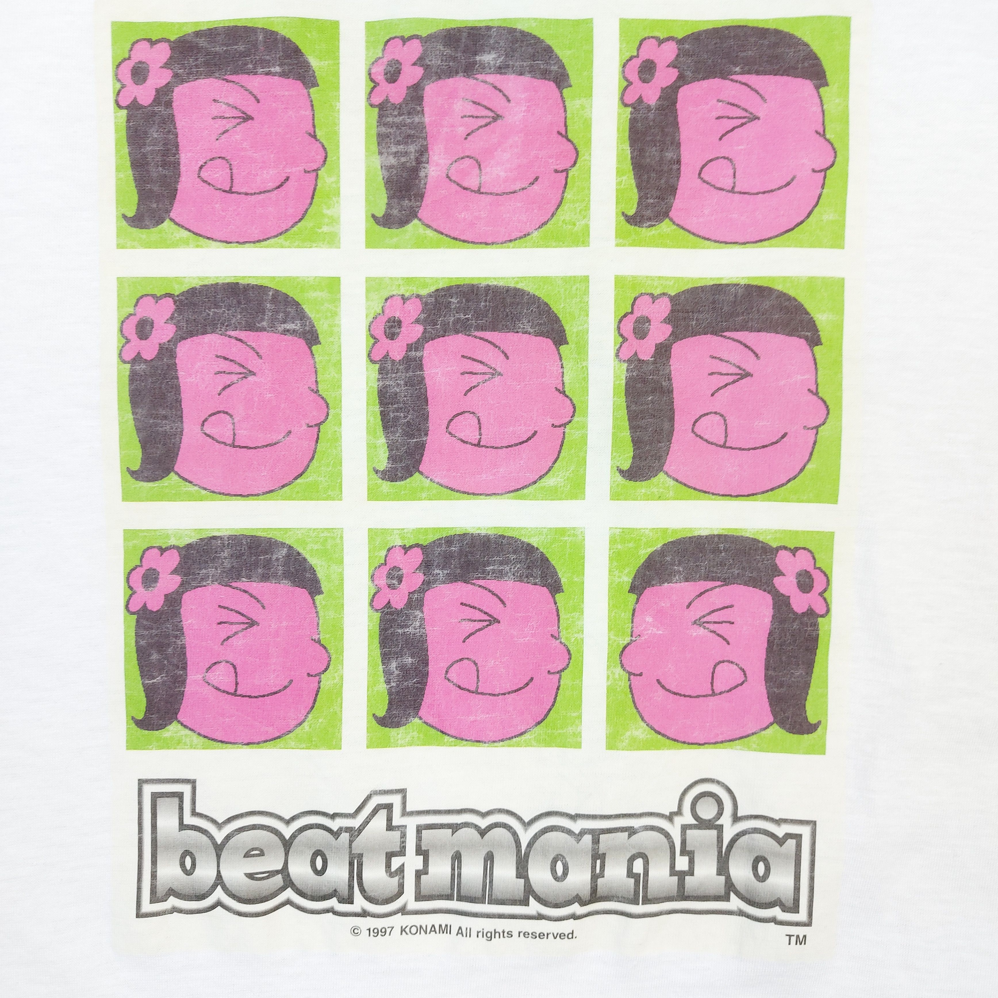Playstation Vintage 90s Konami Beatmania 1997 Game Promo TEE Size US M / EU 48-50 / 2 - 2 Thumbnail