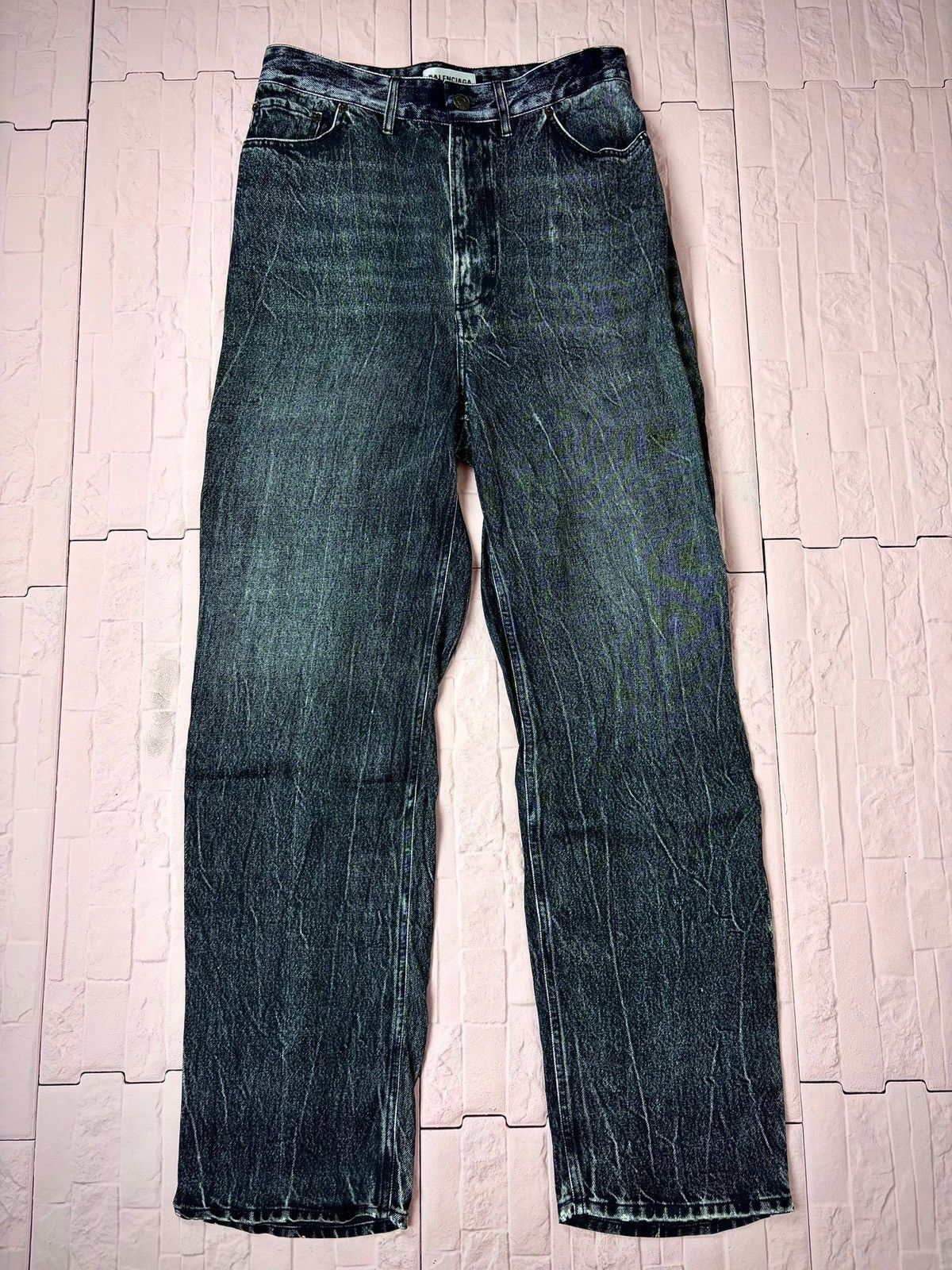 Balenciaga Balenciaga Trompe L'Oeil Pants Size US 28 / EU 44 - 1 Thumbnail