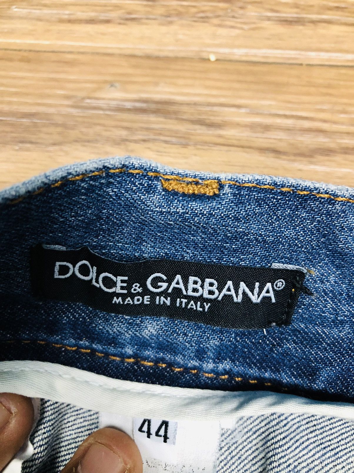 Dolce & Gabbana Dolce & Gabbana Distressed Jeans (33) Size US 44 / EU 60 - 11 Thumbnail