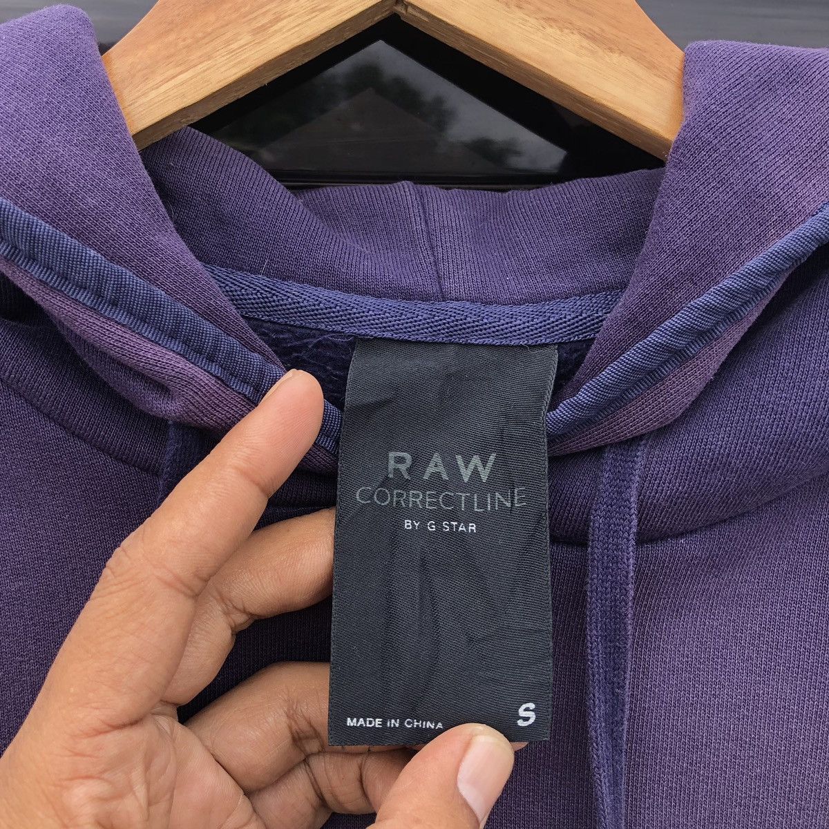 G-Star 👹Vintage G STAR RAW Sun Faded Distressed Hoodie Sweatshirt Size US S / EU 44-46 / 1 - 10 Thumbnail