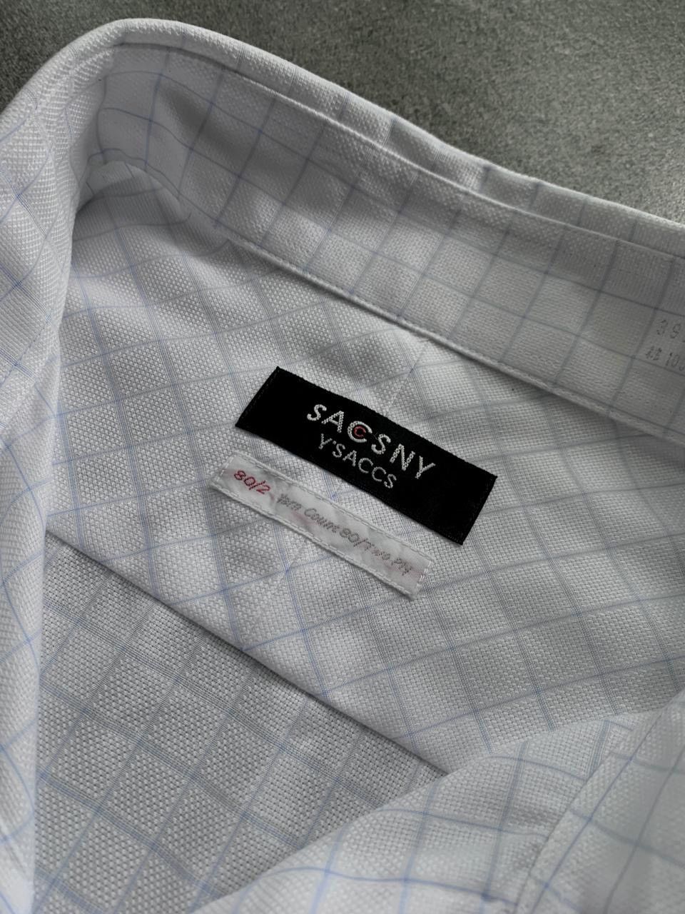 Yohji Yamamoto FREE TAX! Plaid Formal Shirt Size US M / EU 48-50 / 2 - 5 Thumbnail