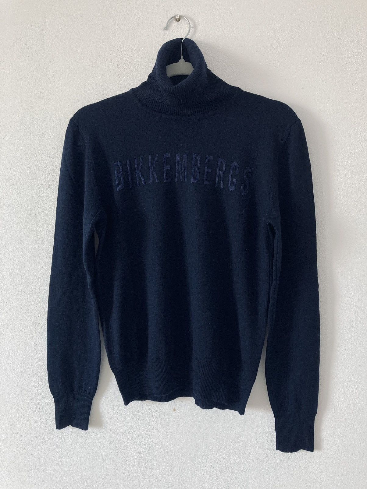 Dirk Bikkembergs winter 1996 orange wool marle detachable sleeve knit jacket M
